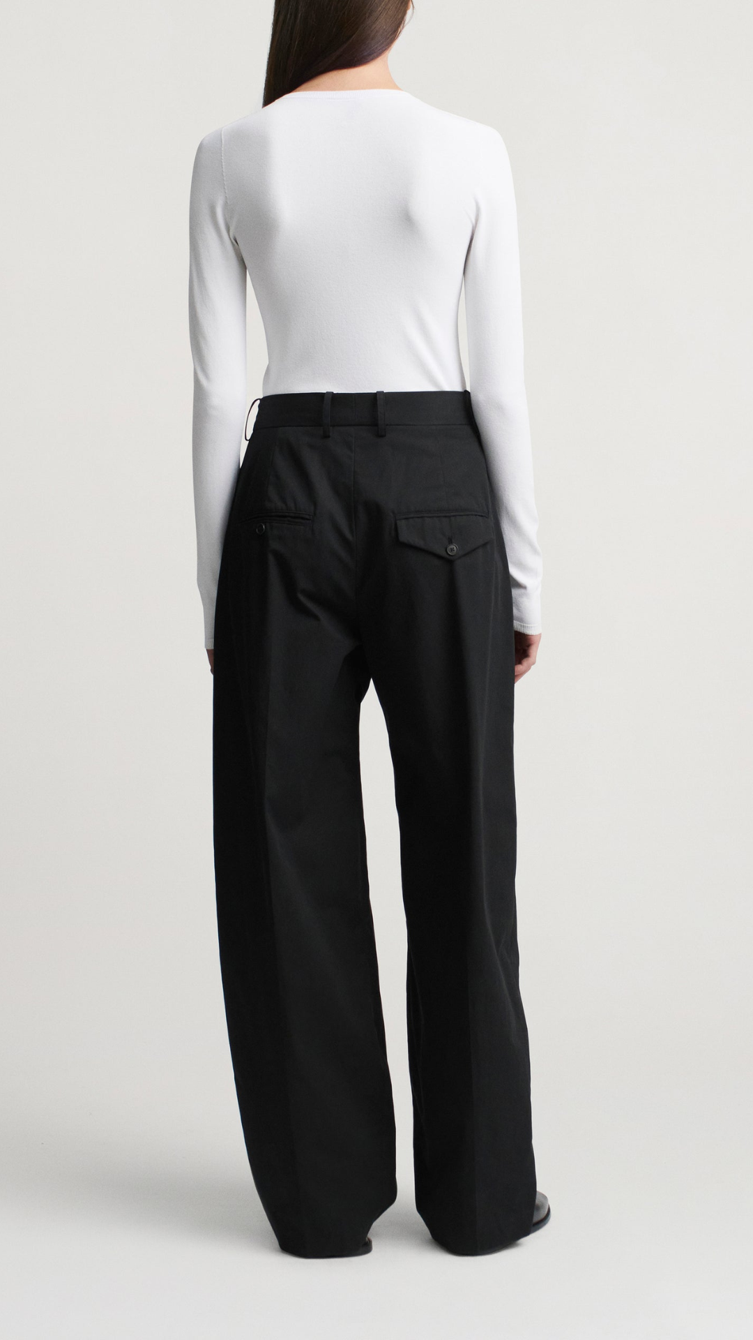 Kallmeyer Joel Pleated Trouser in Black