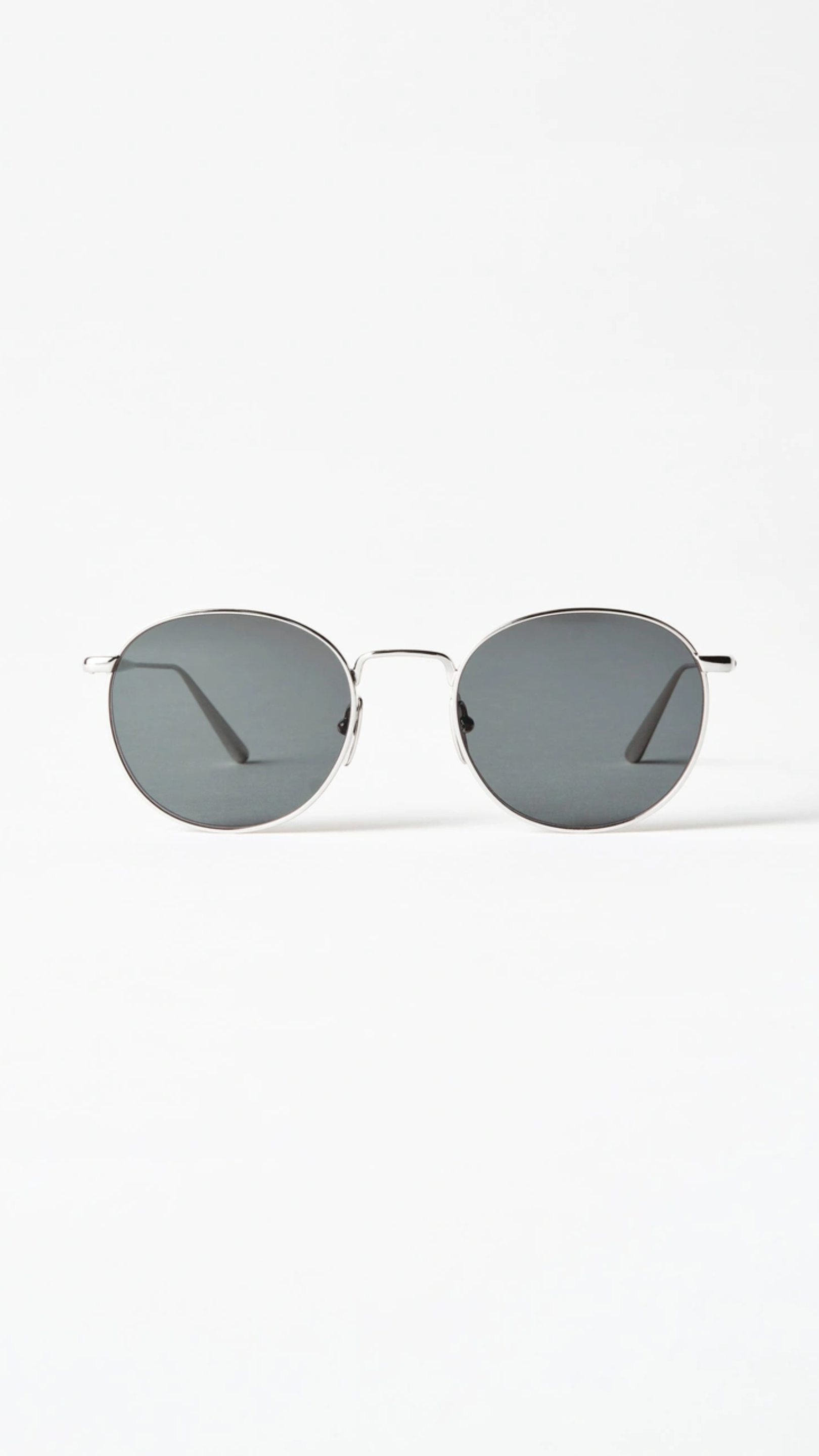 CHIMI Steel Round Sunglasses in Grey