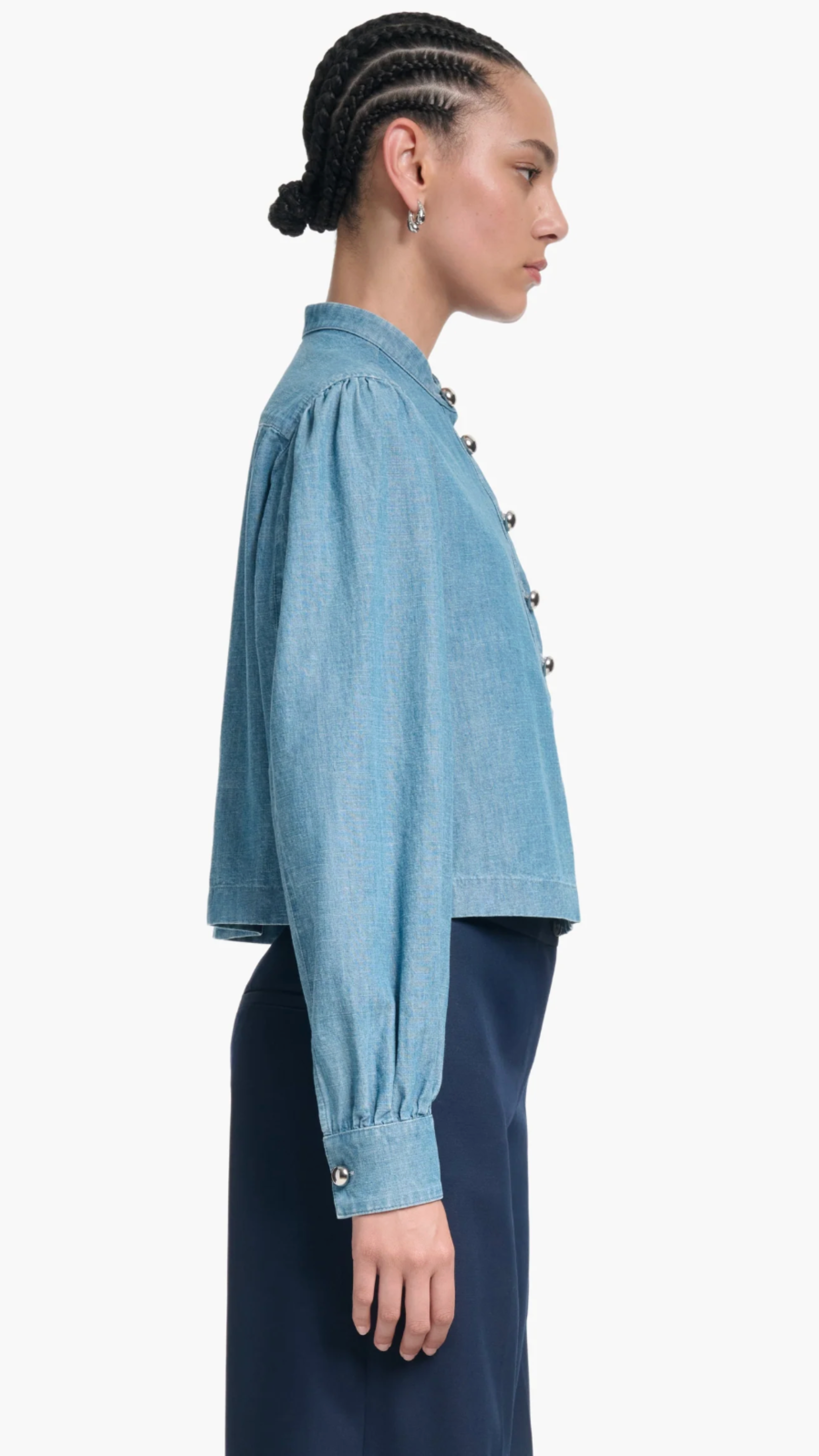 Altuzarra Margot Top in Indigo