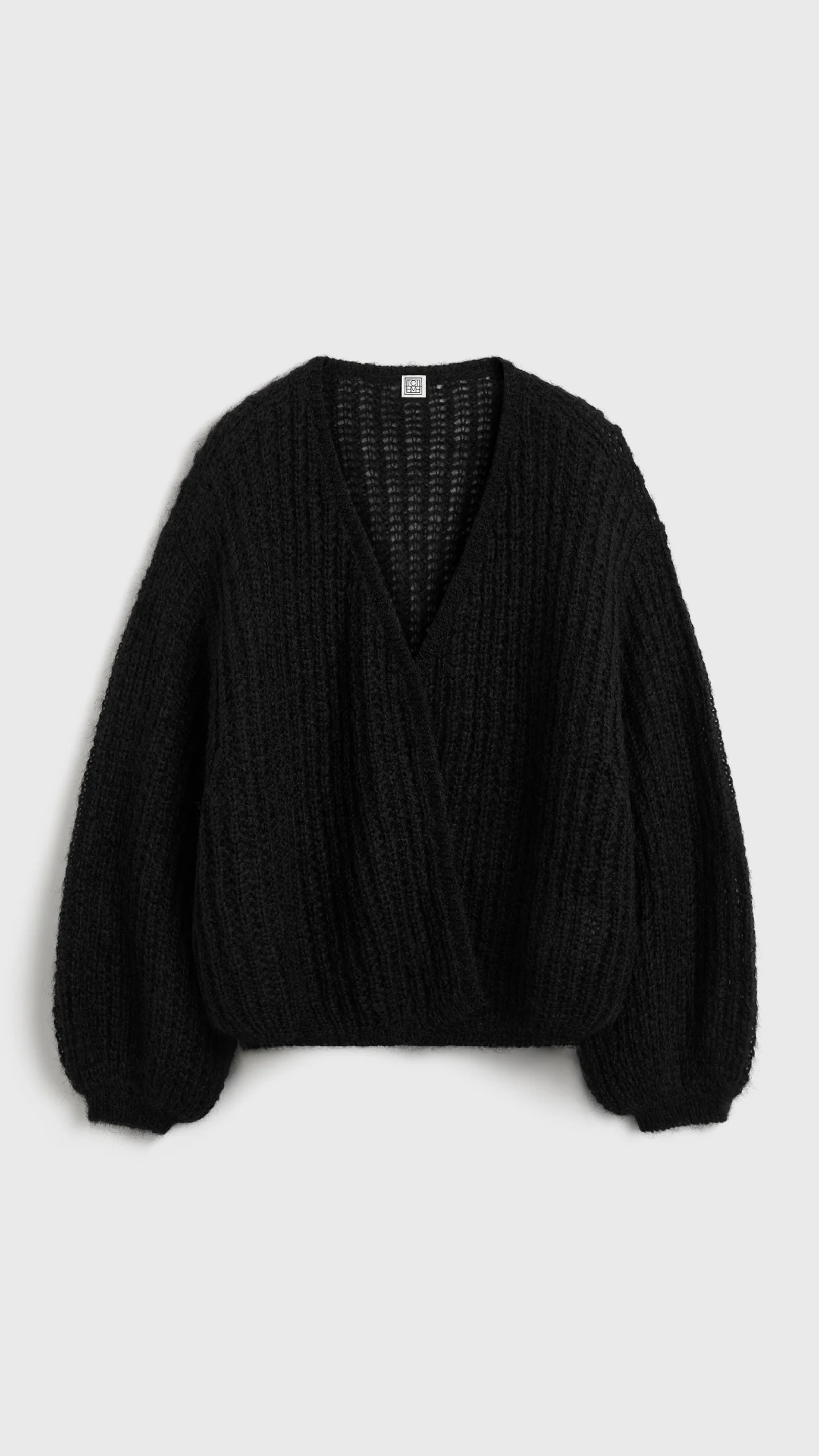 Toteme Puffed Cardigan in Black