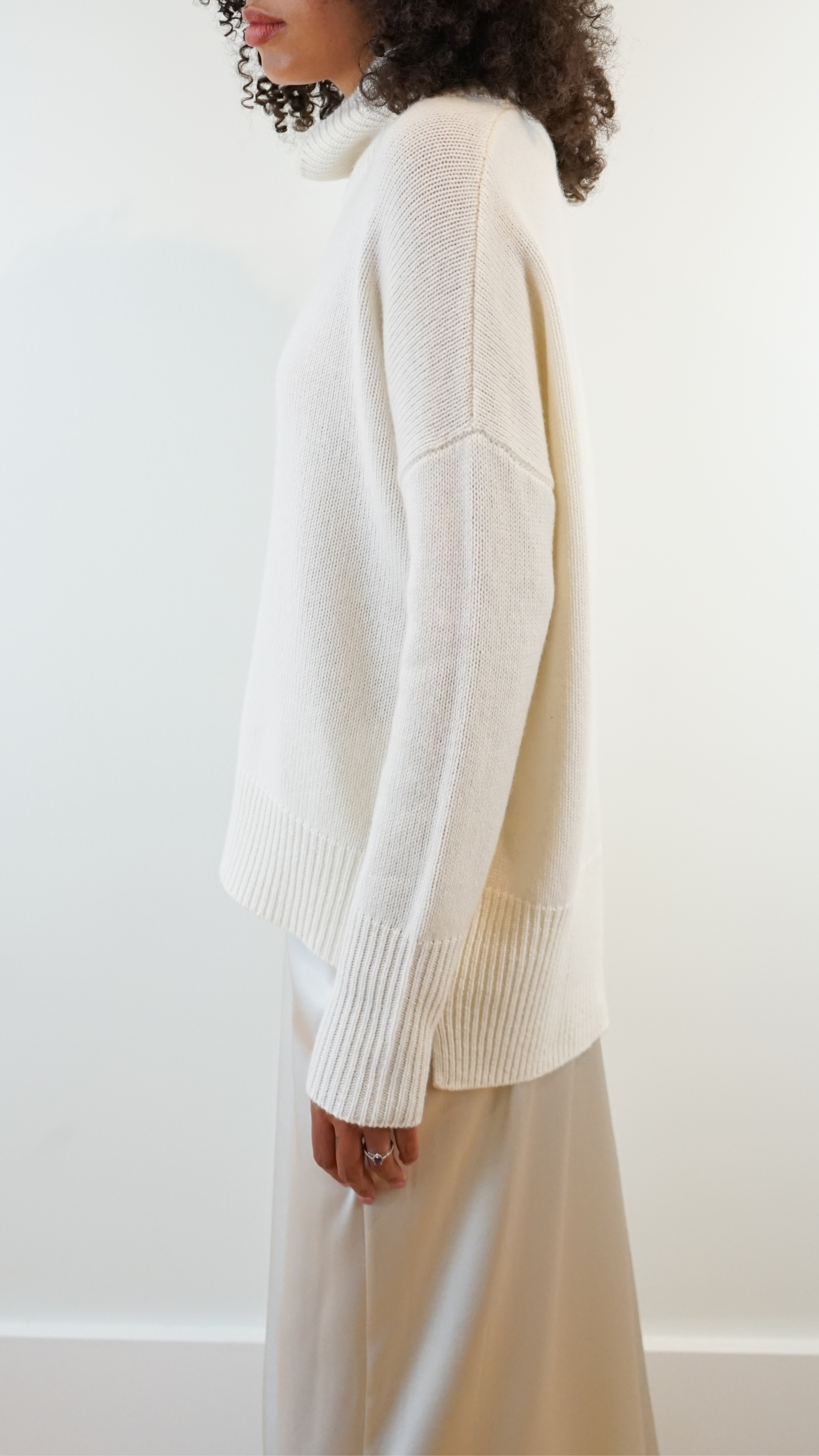 Lisa Yang Heidi Sweater in Cream