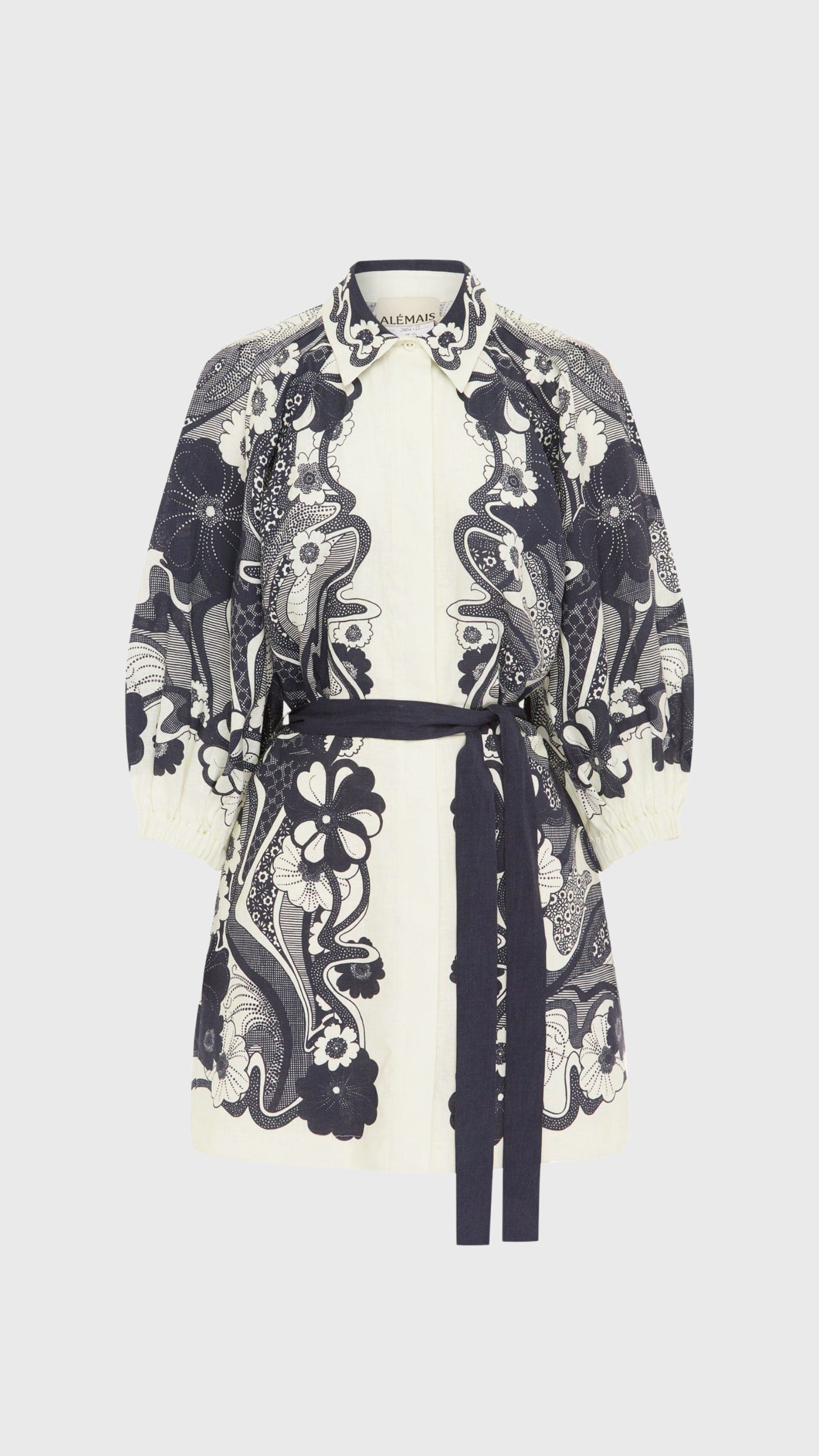 Alemais Mickey Mini Dress in Navy