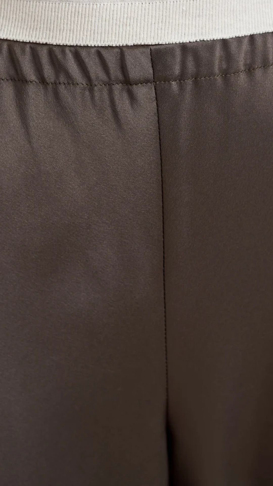 La Ligne Satin Colby Pant in Taupe