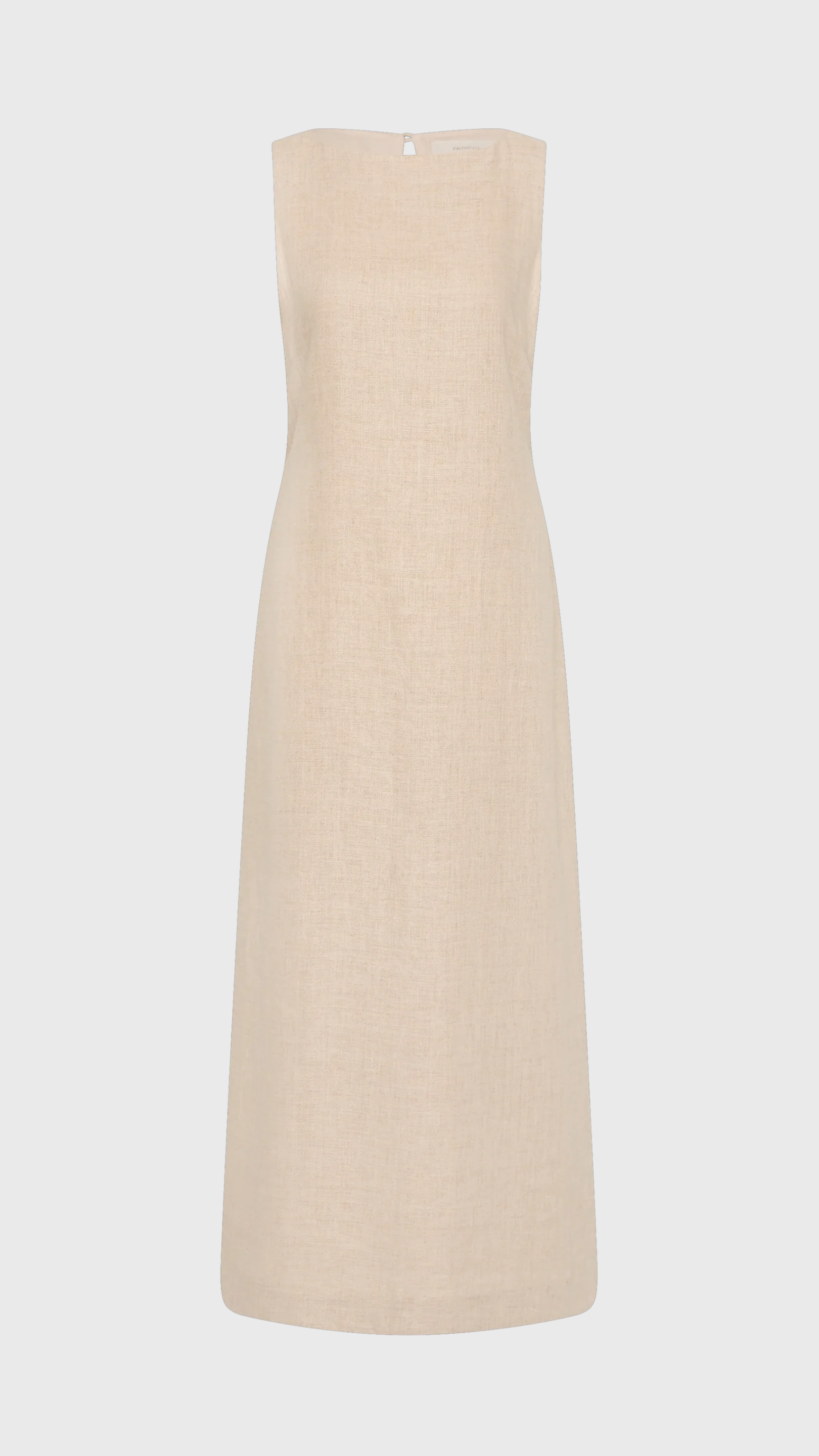 Faithfull Taylor Midi Dress in Natural