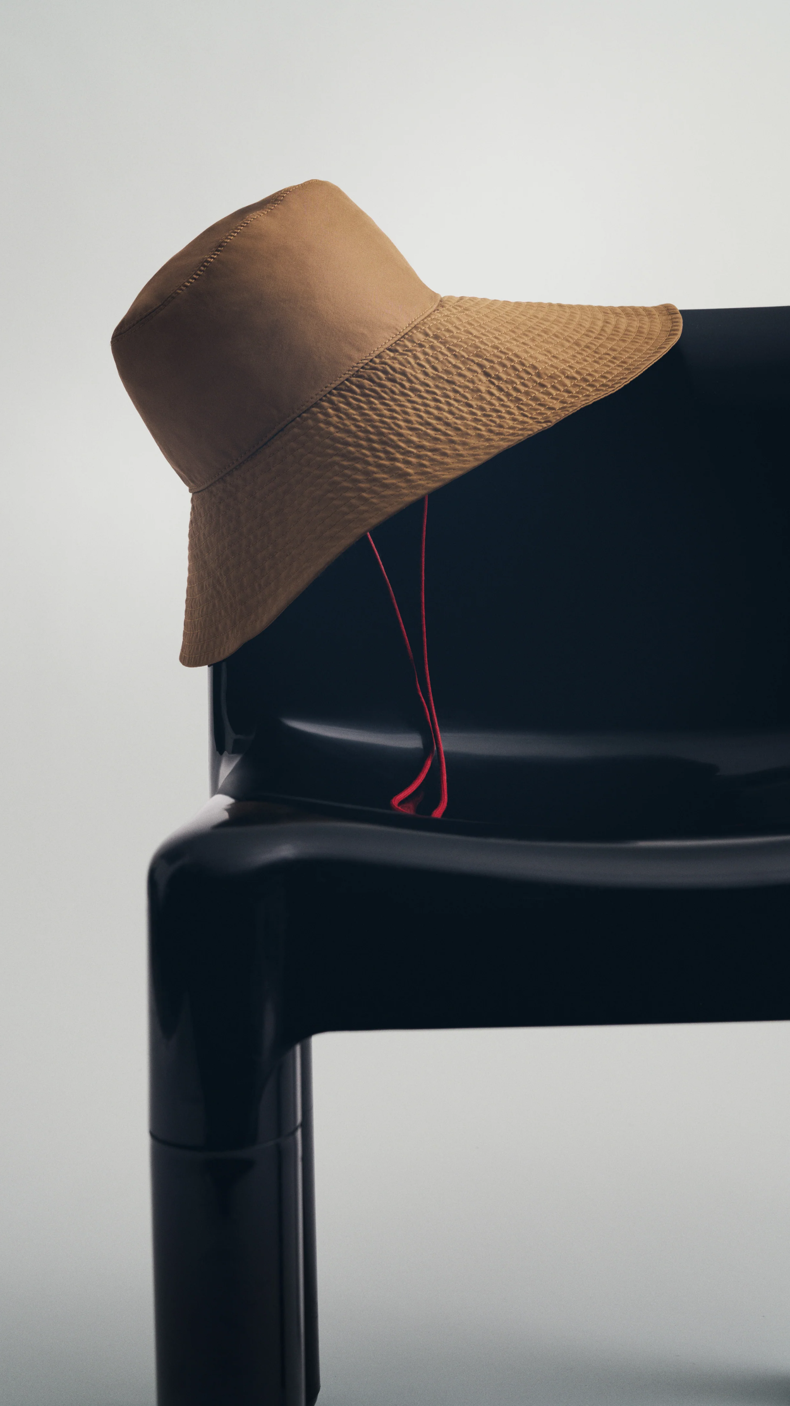 TWP Nantucket Sound Water Repellent Twill Hat in British Khaki/Red