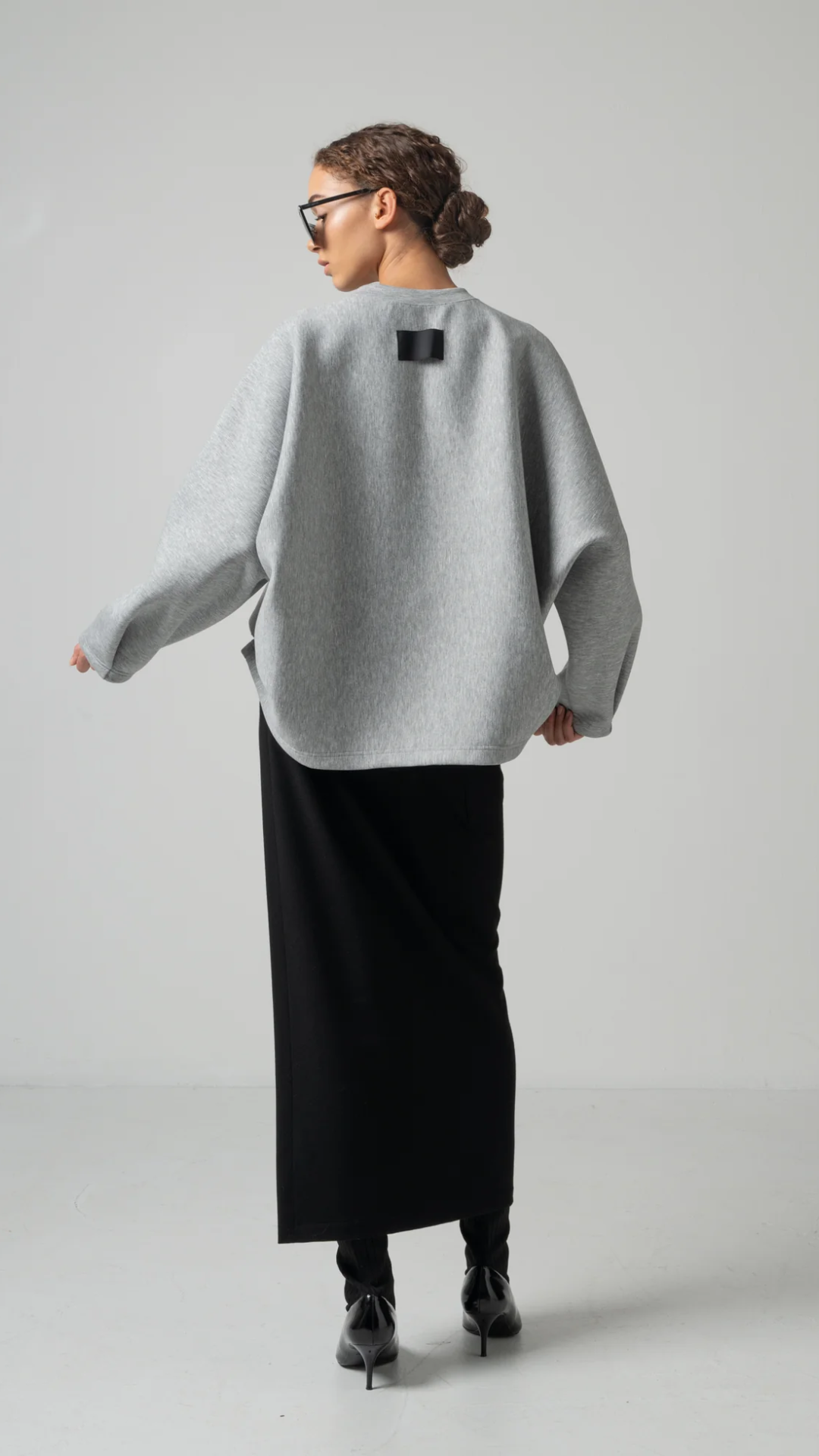 Cog The Big Smoke Olivia Top in Light Grey