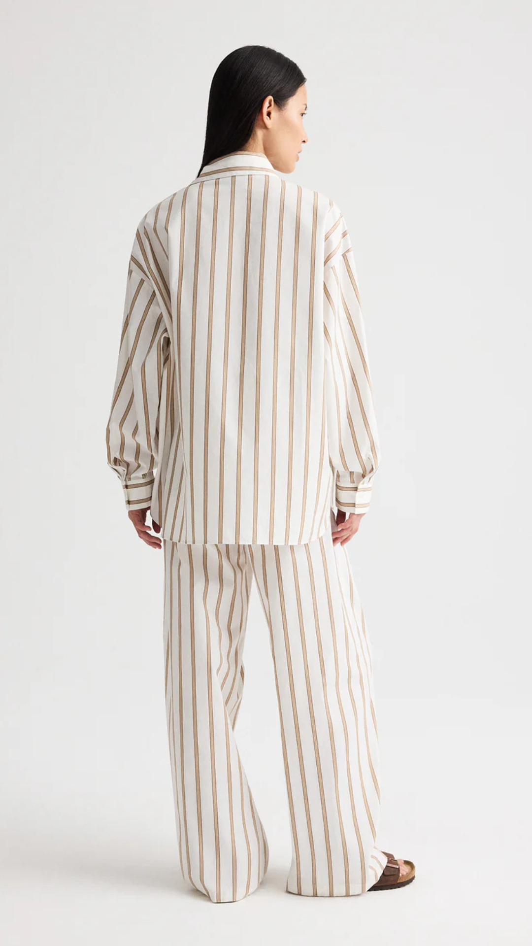 TWP Something Borrowed Shirt in White/Khaki