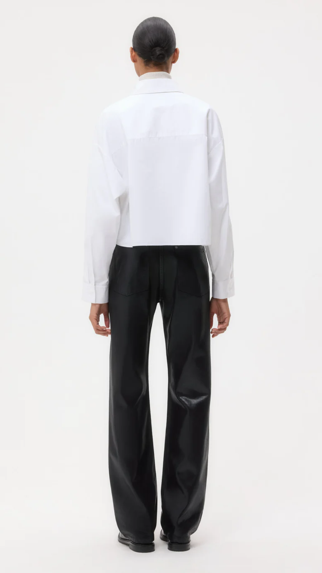 TWP Soon To Be Ex Shirt With Bib in White
