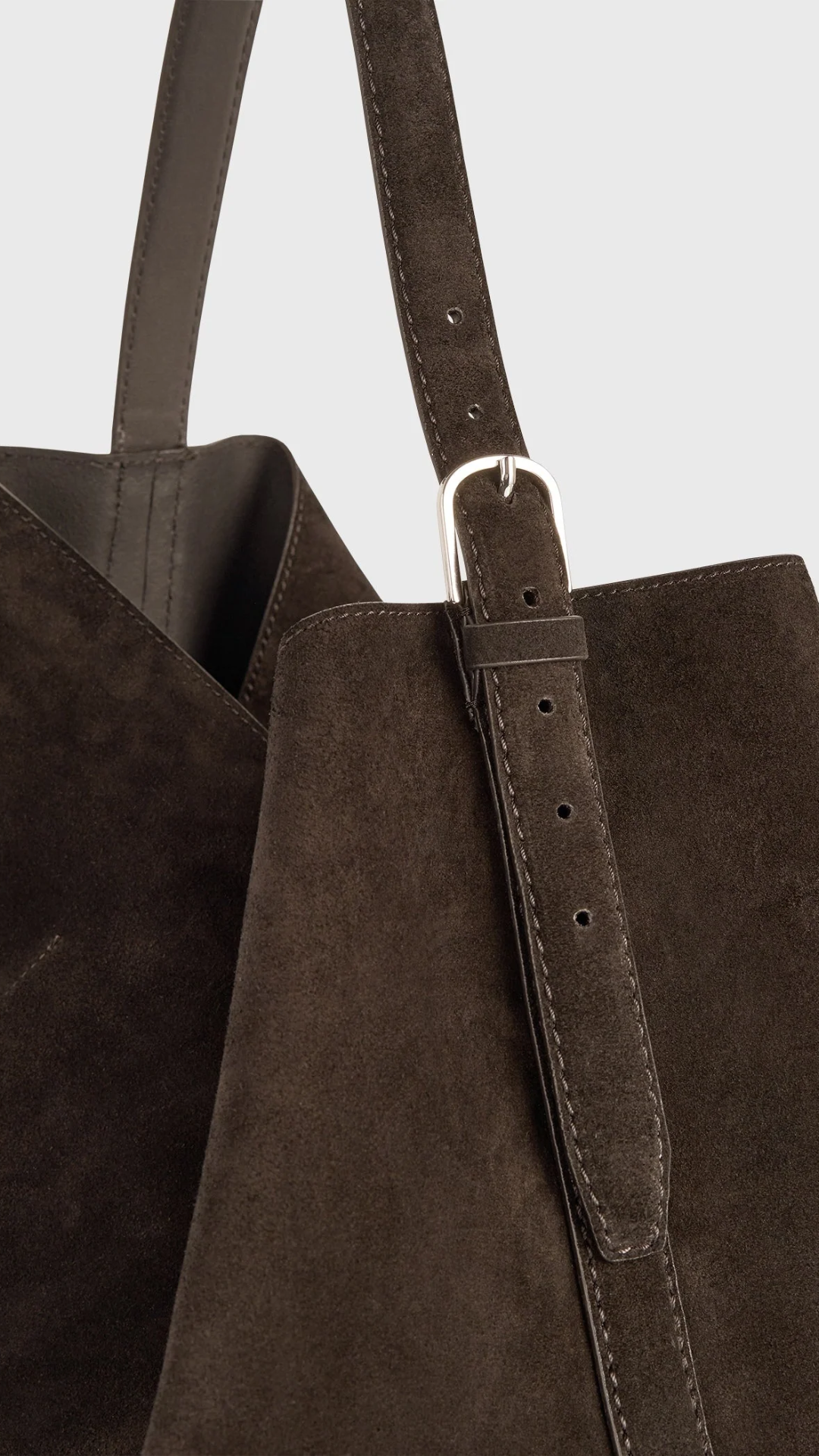 Toteme Belted Tote Bag in Brown