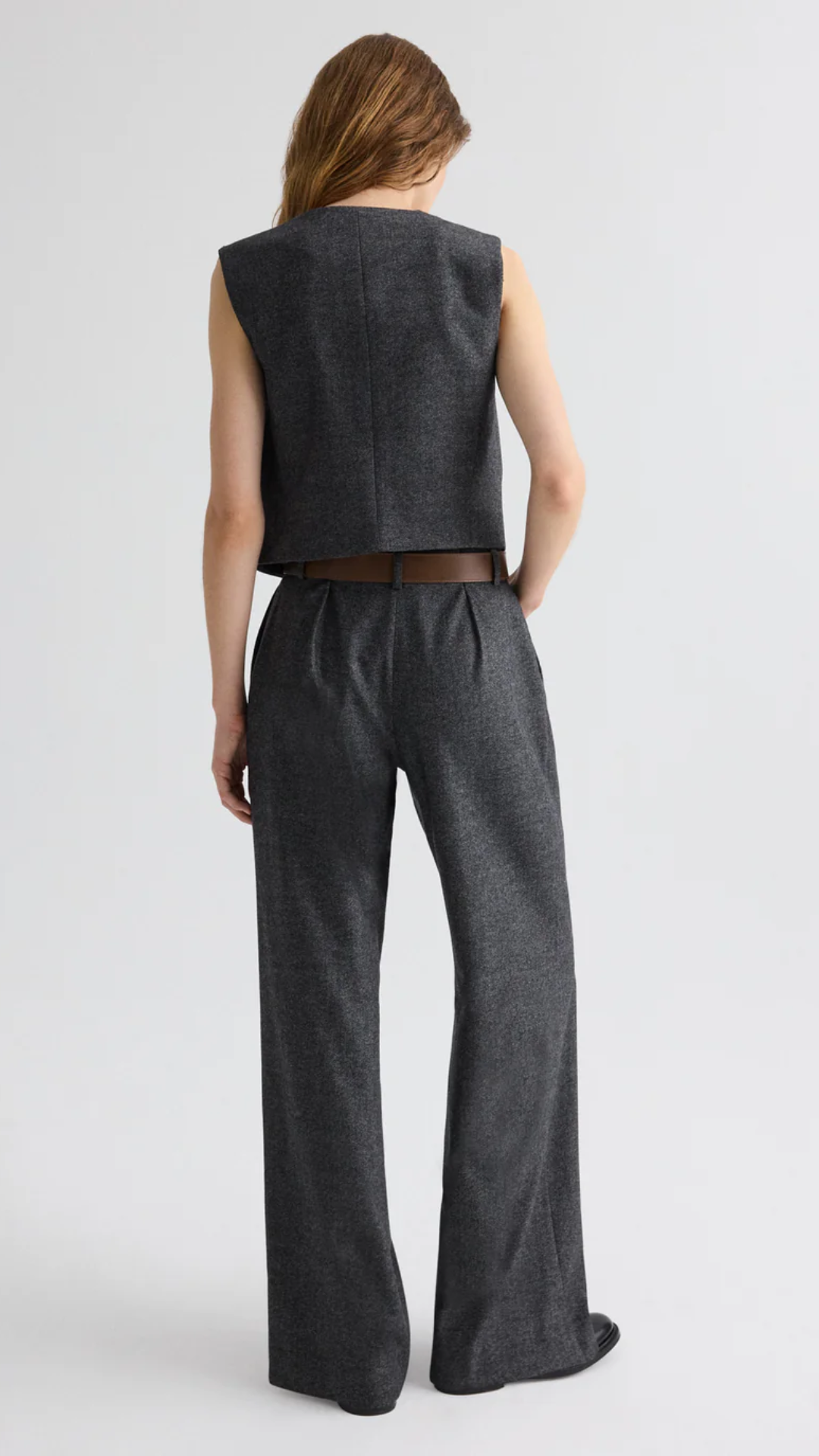 TWP Sulli Pant in Medium Heather Grey