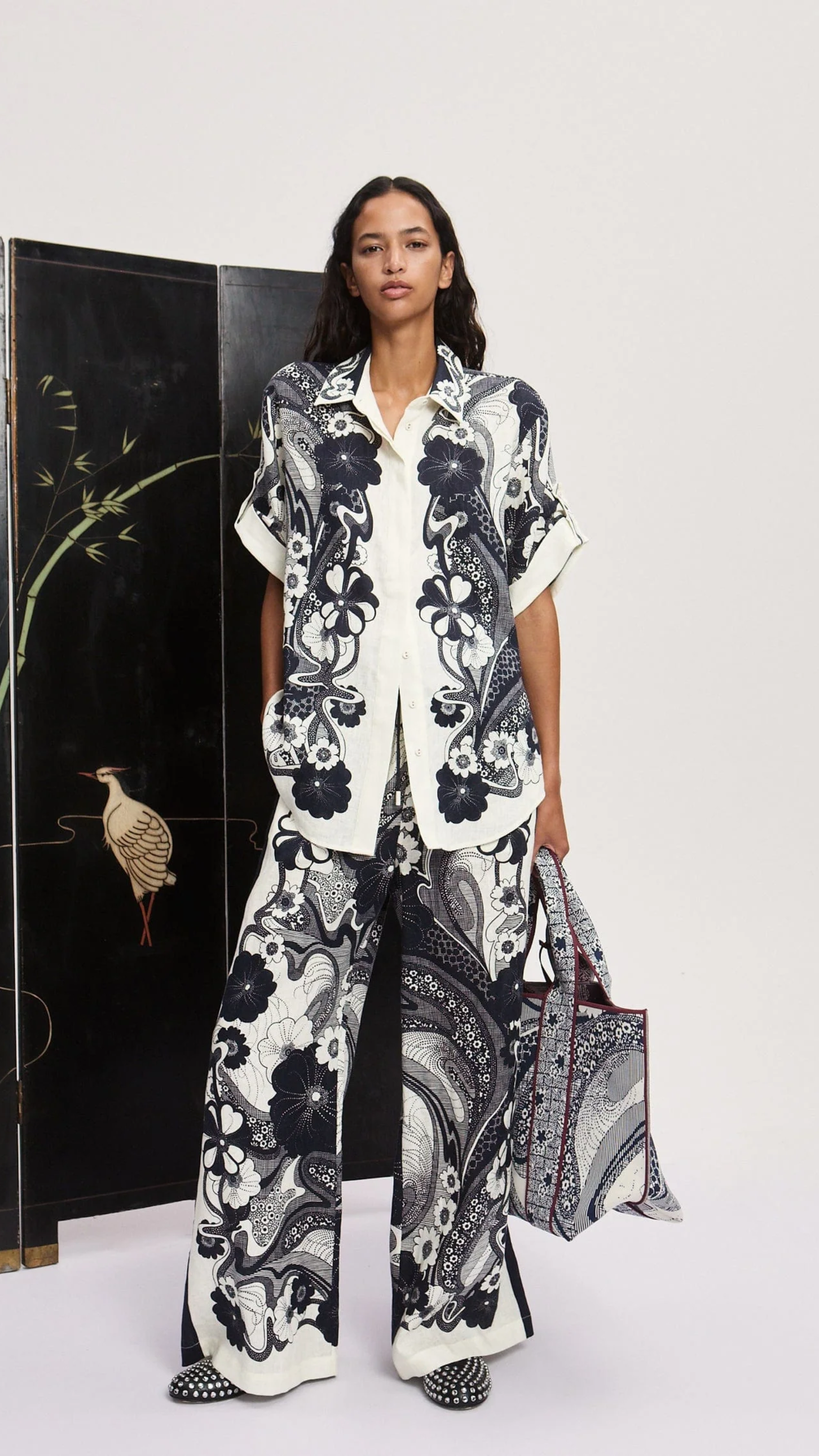 Alemais Mickey Pant in Navy