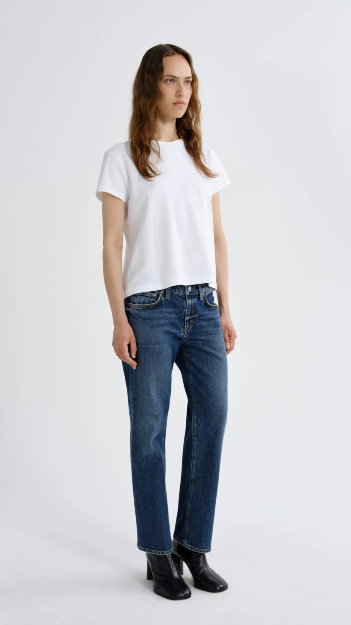 Agolde Stovepipe 29" Jean in Slick