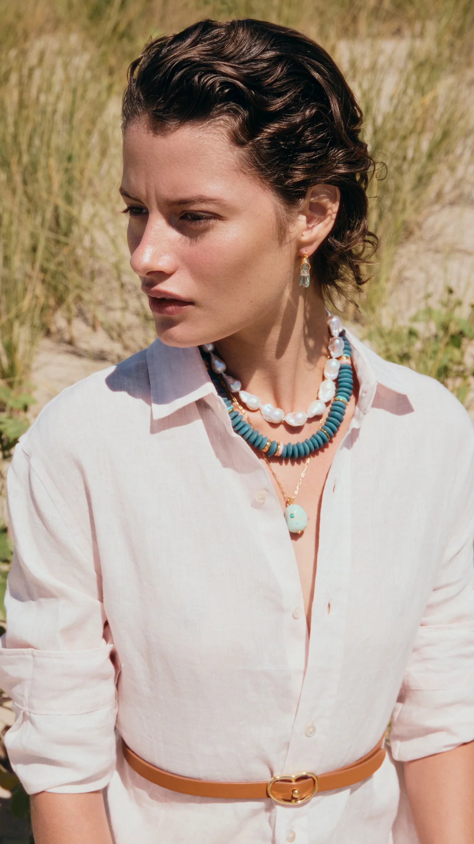 Lizzie Fortunato Darya Necklace in Blue