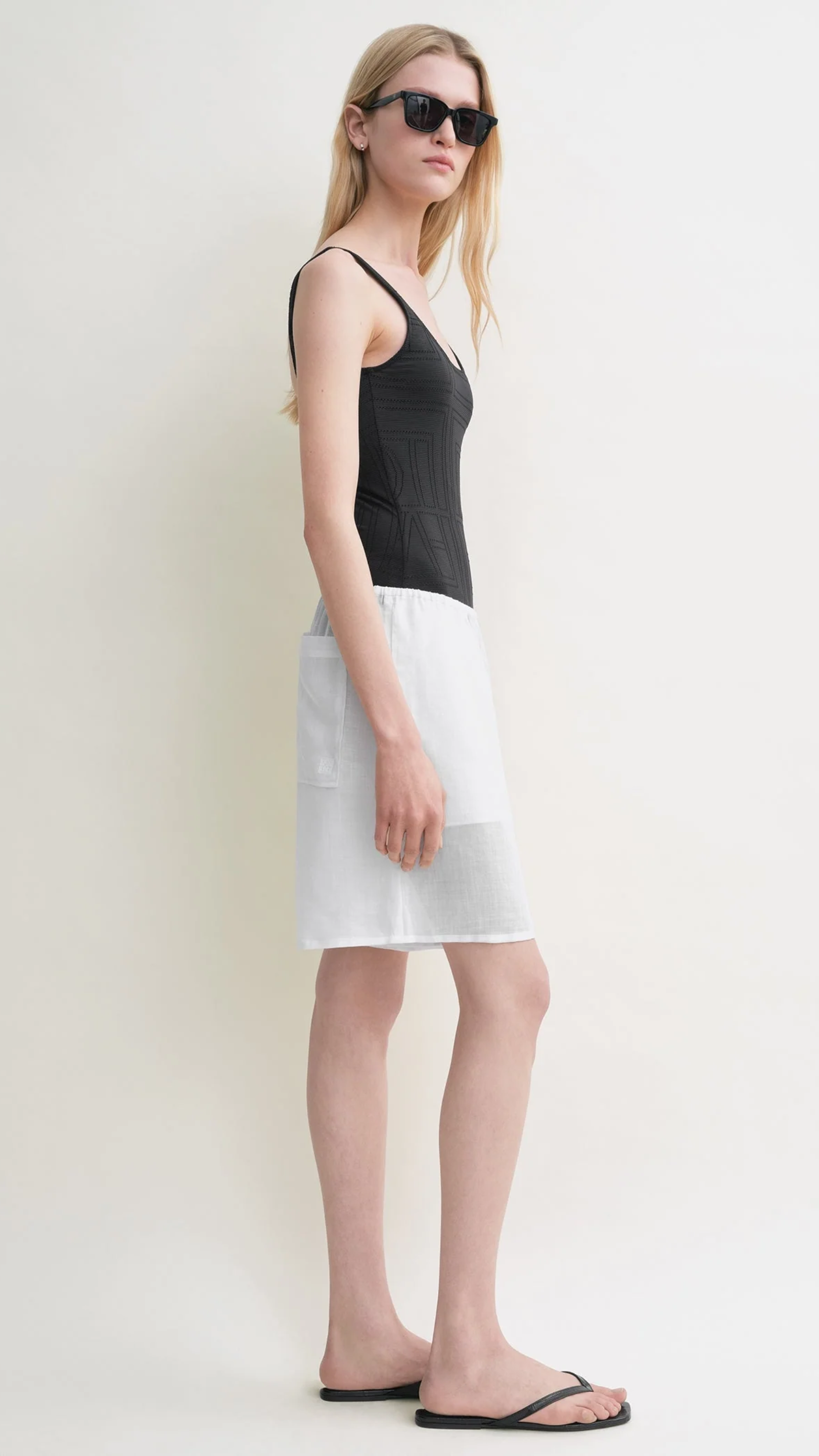 Toteme Summer Shorts in White