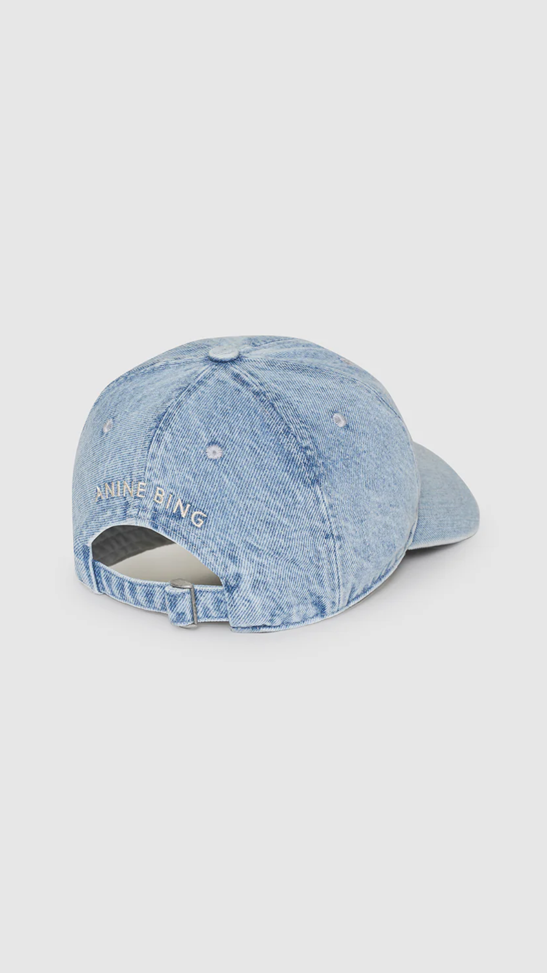 Anine Bing Jeremy Baseball Cap AB in Washed Blue