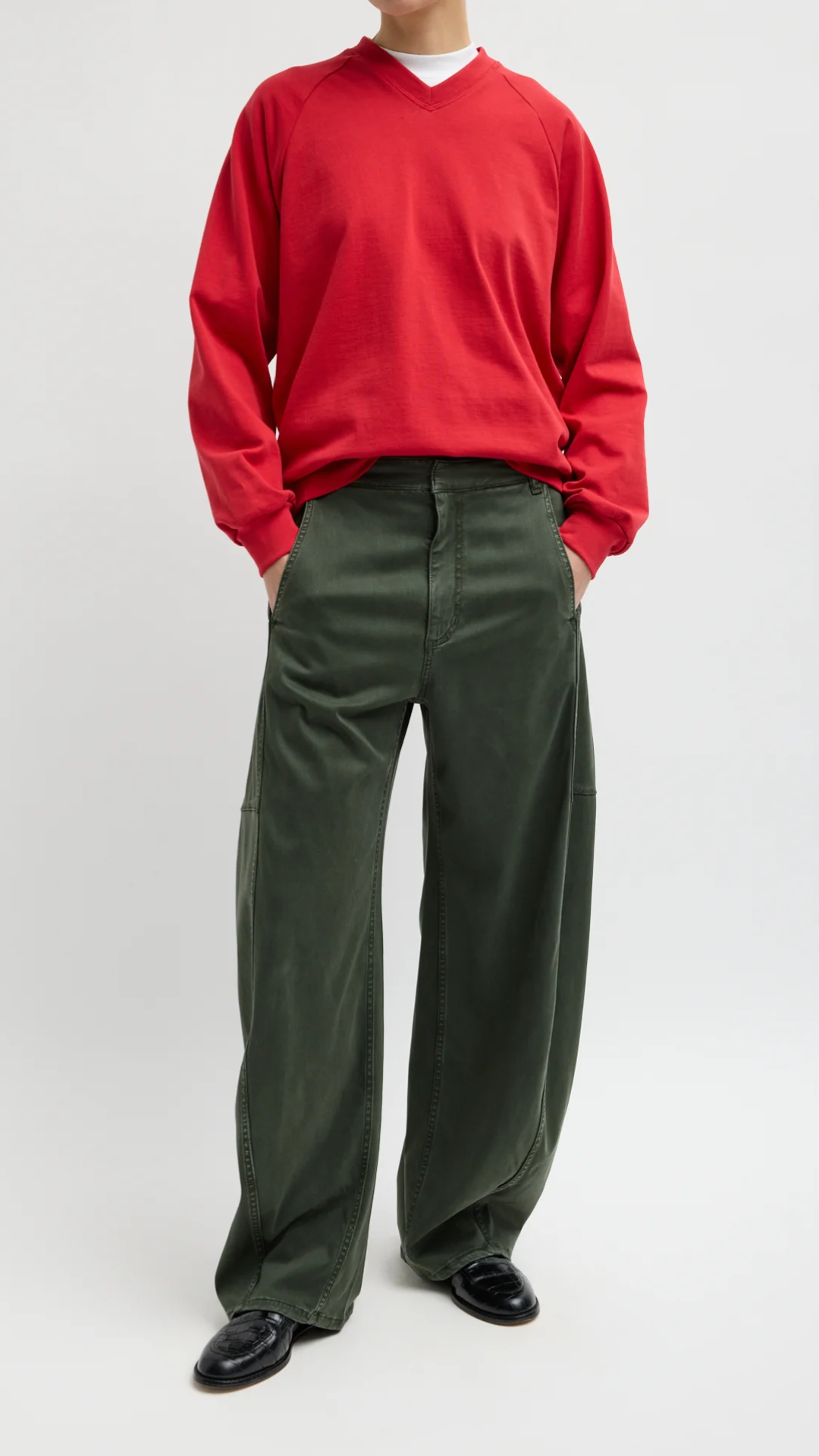 Tibi Reactive Vintage Garment Dyed Sid Pant
