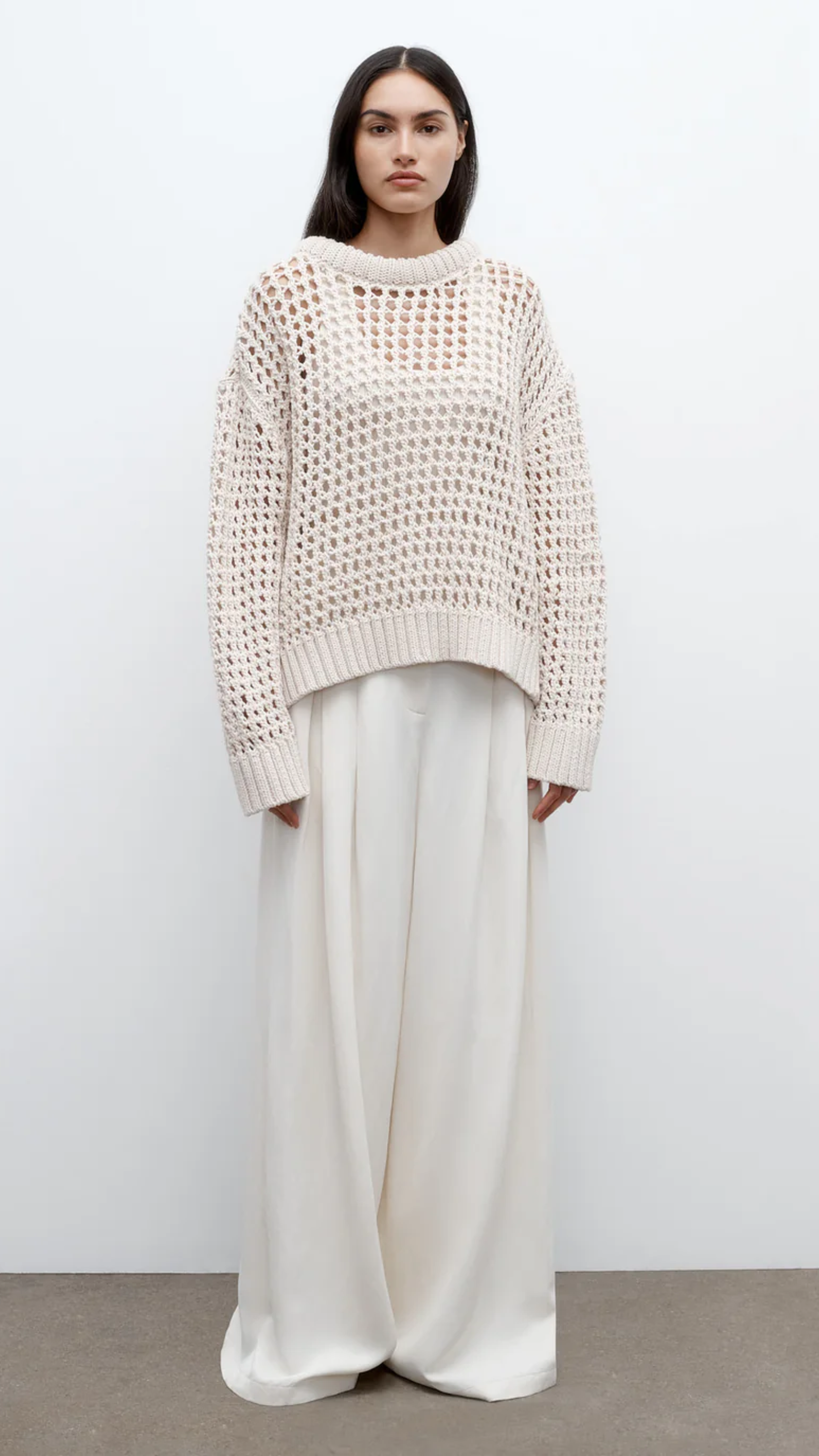 TWP Waffle Thermal in Ivory