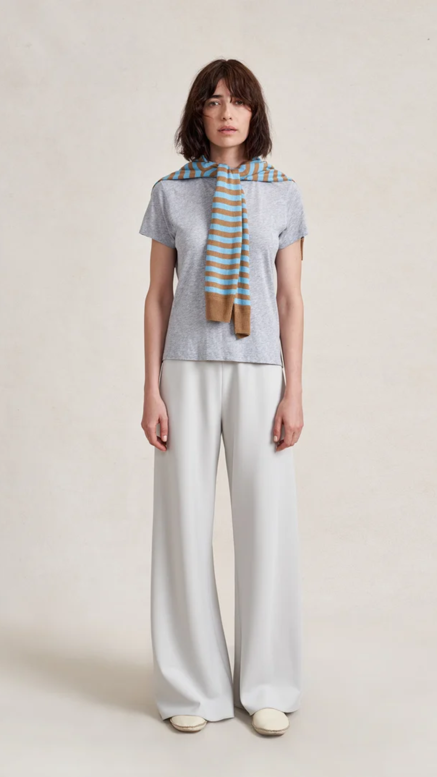 La Ligne Colby Pant in Stone