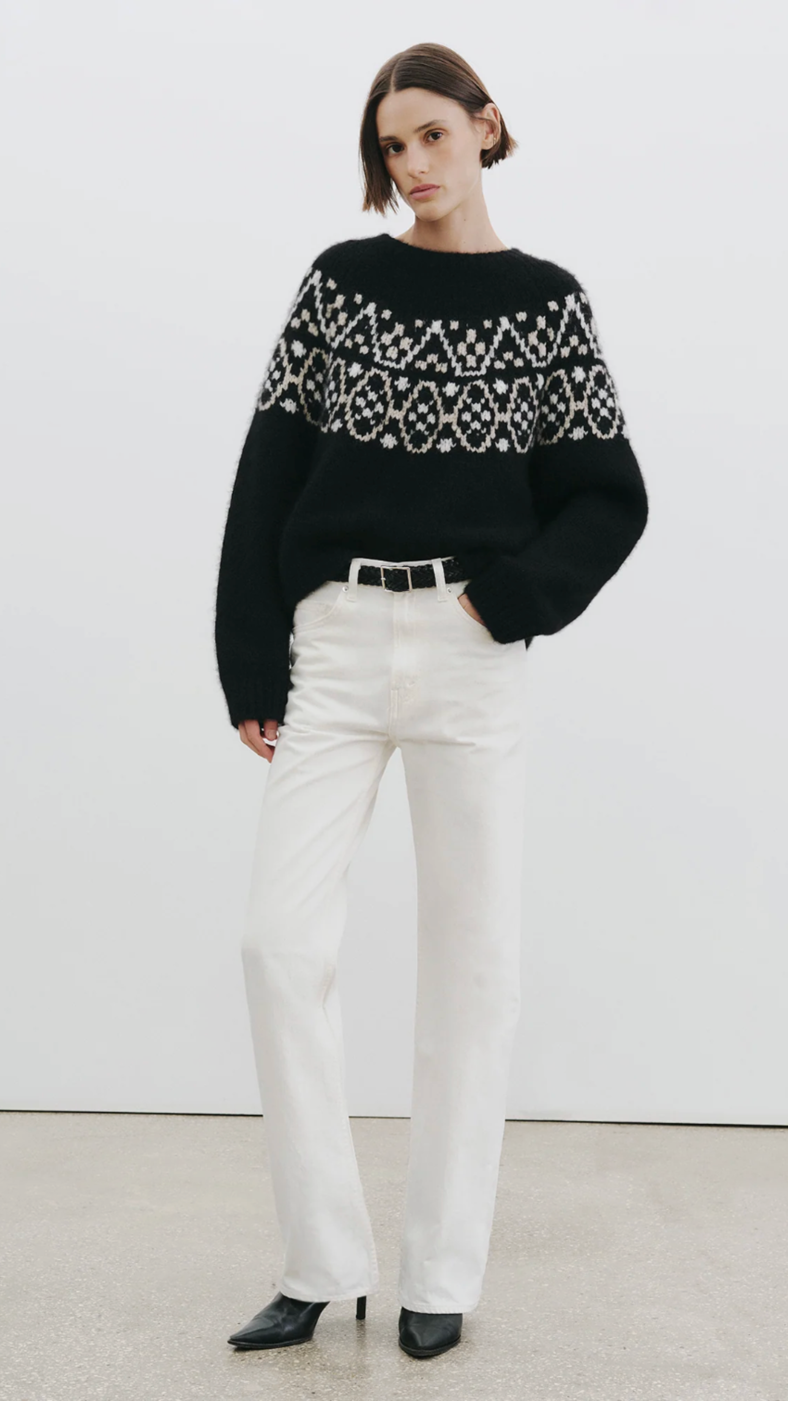 Nili Lotan Chrissy Sweater in Black