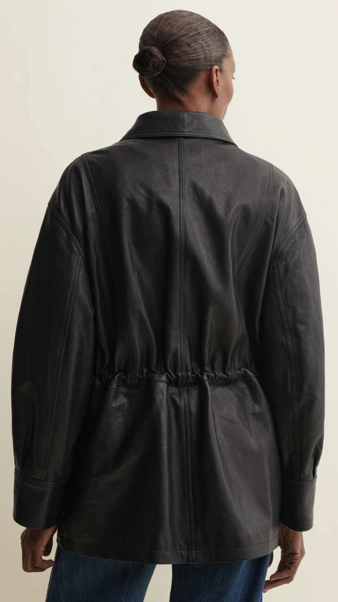 Arma Maeve Leather Jacket in Black