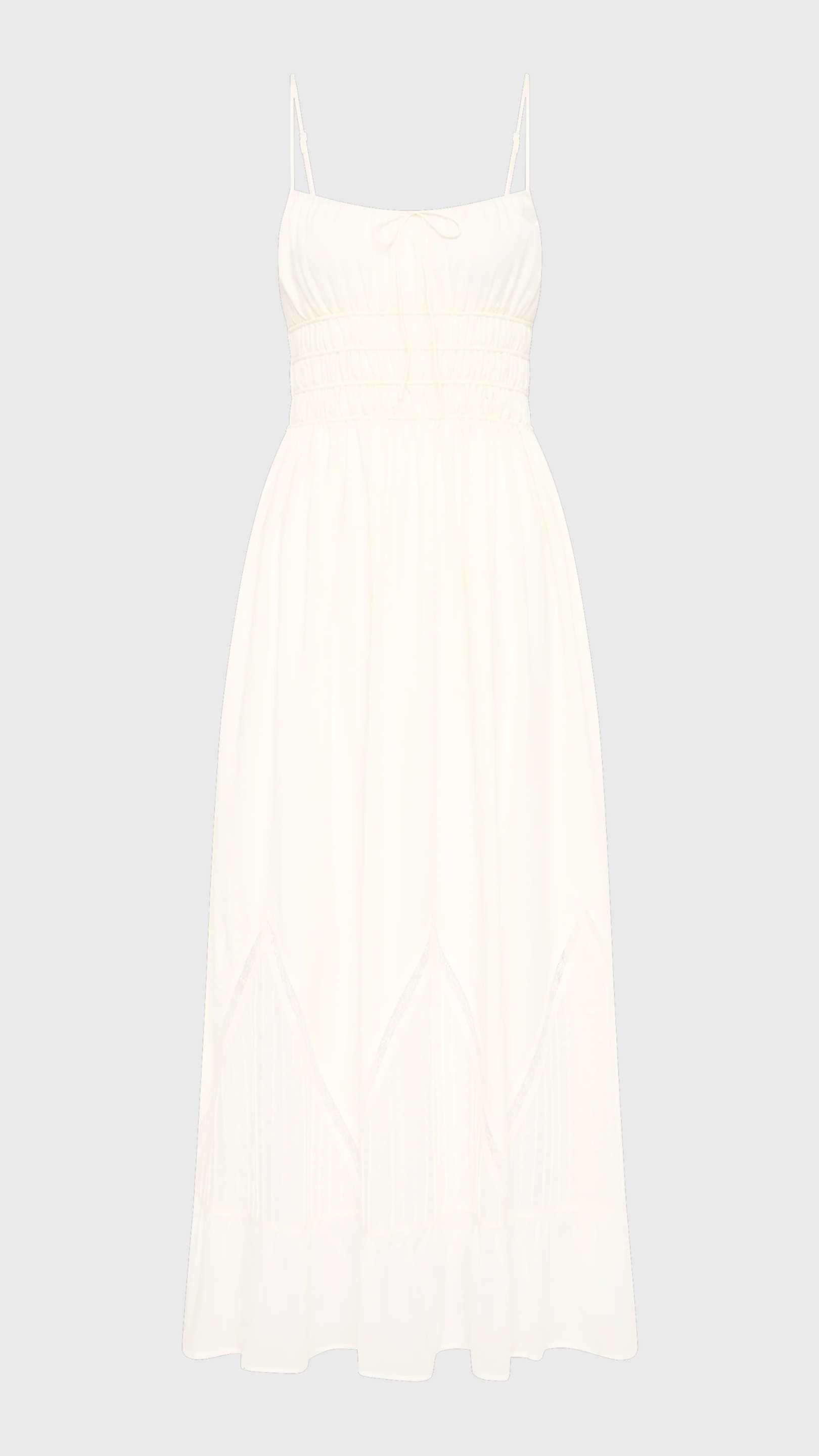Faithfull Meline Maxi Dress in White