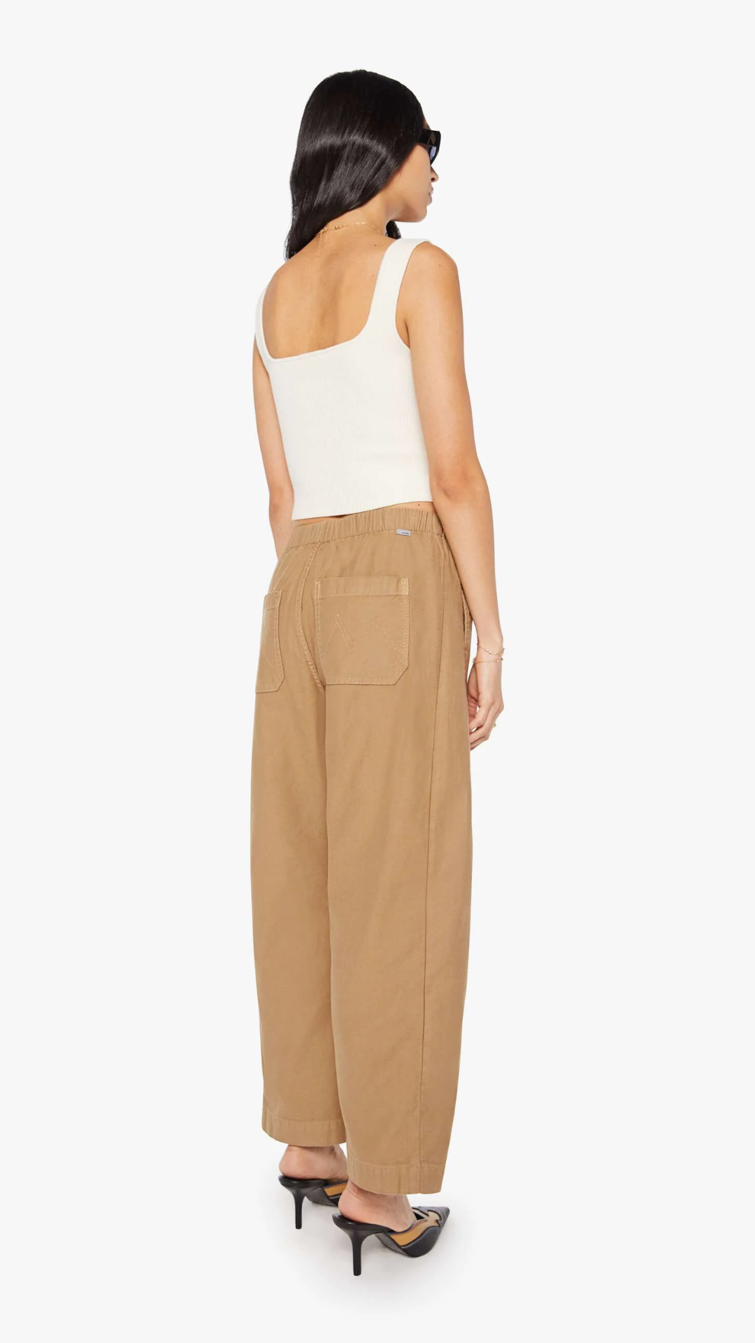Mother Drawn Half Pipe Ankle Pant in Sir Yes Sir Chipmunk