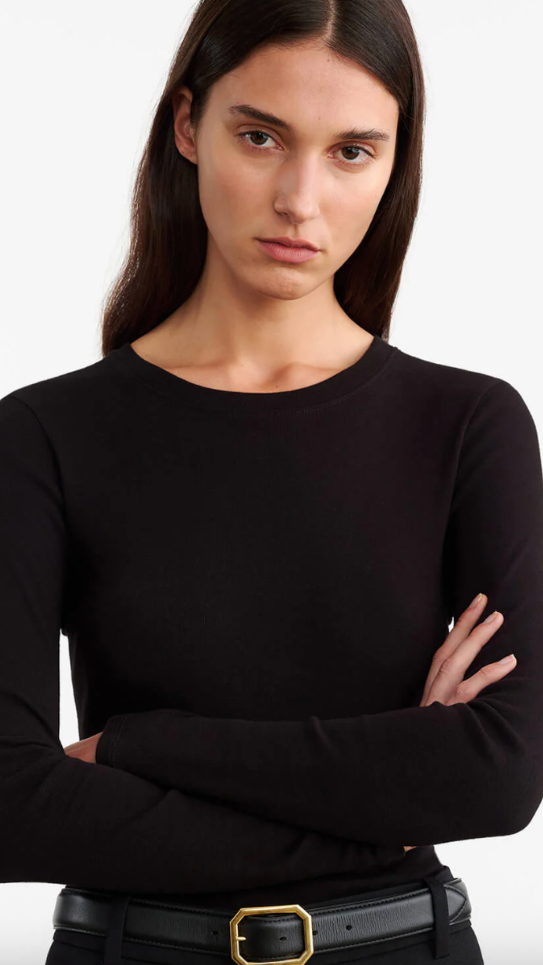Nili Lotan Emelie Tee in Jet black