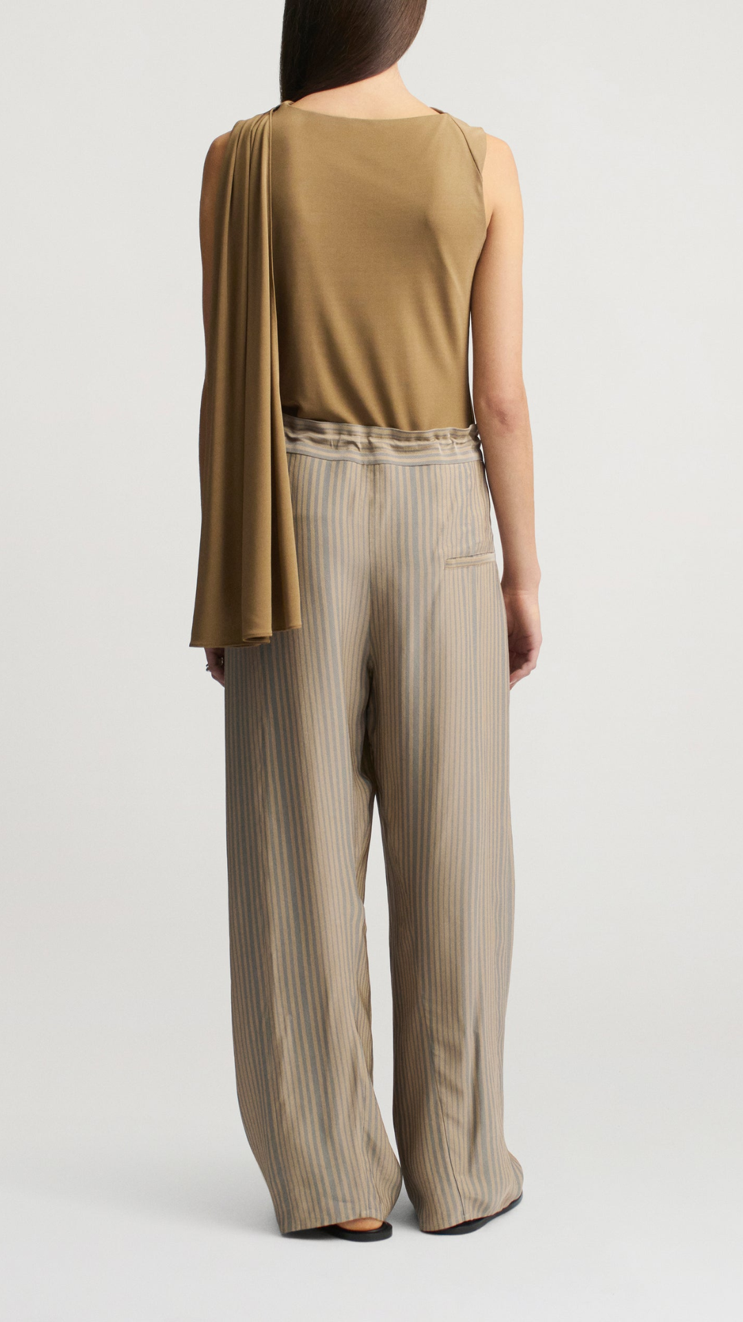 Kallmeyer Clemence Stripe Pant in Tidal