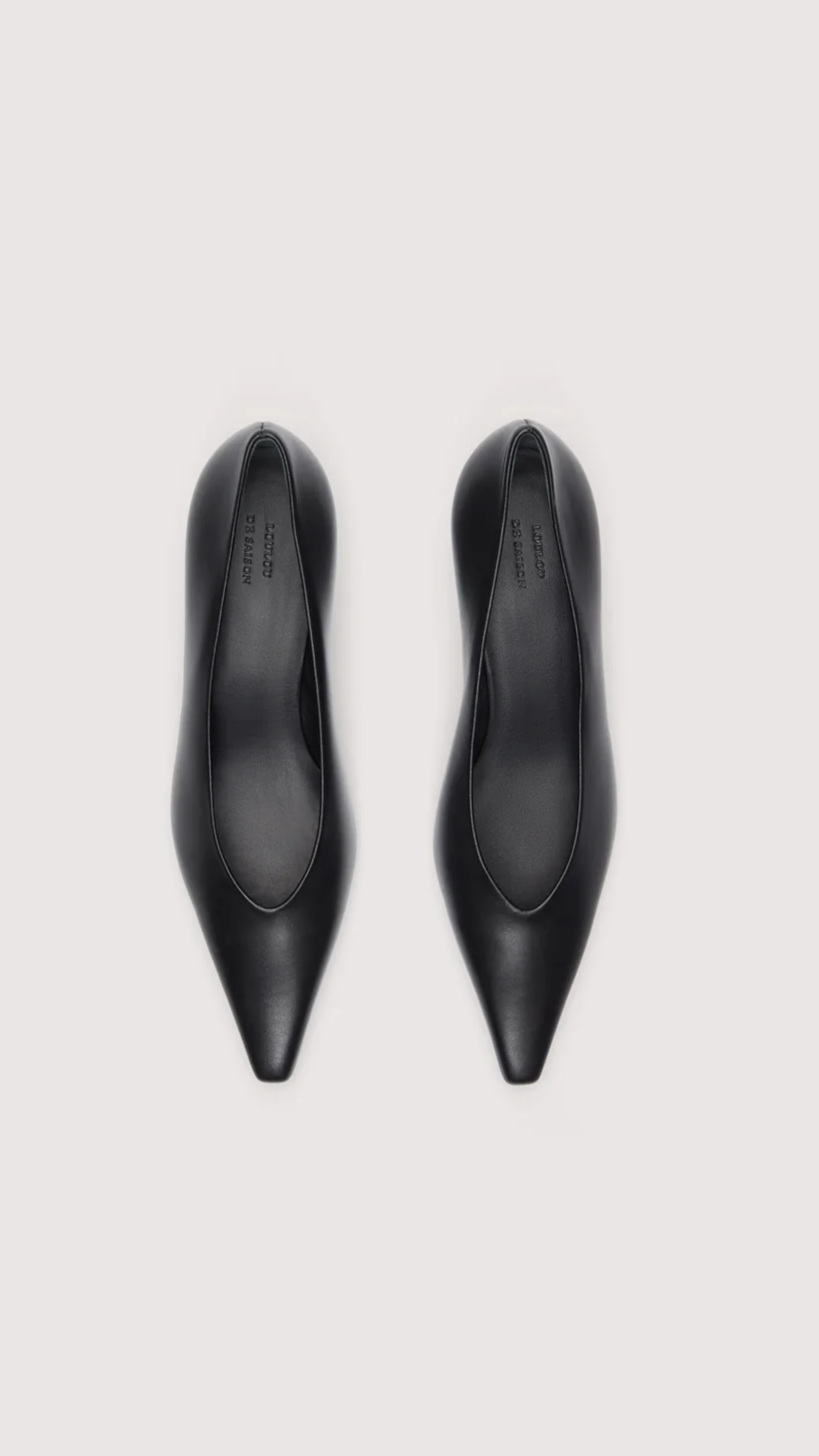 Loulou de Saison Aalani Kitten Heel in Black