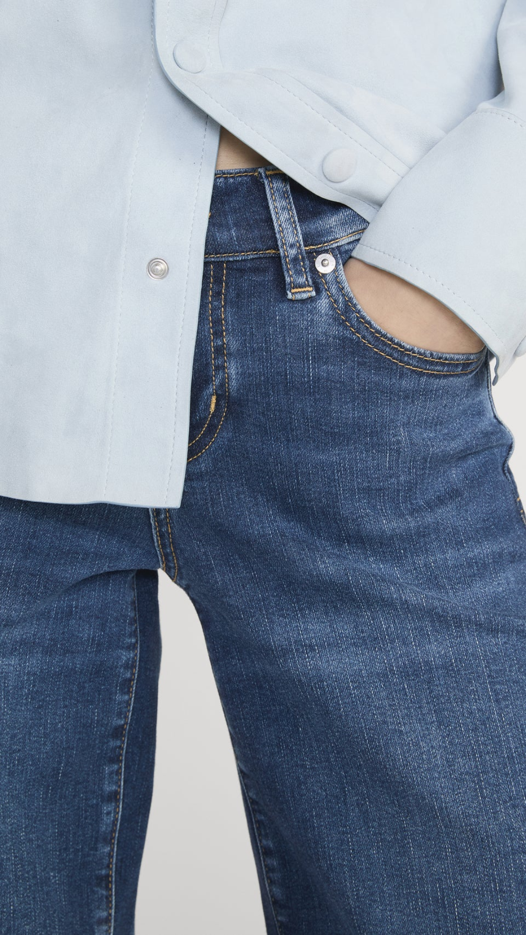 FRAME Low Rise Le Slim Palazzo Jean in Femma