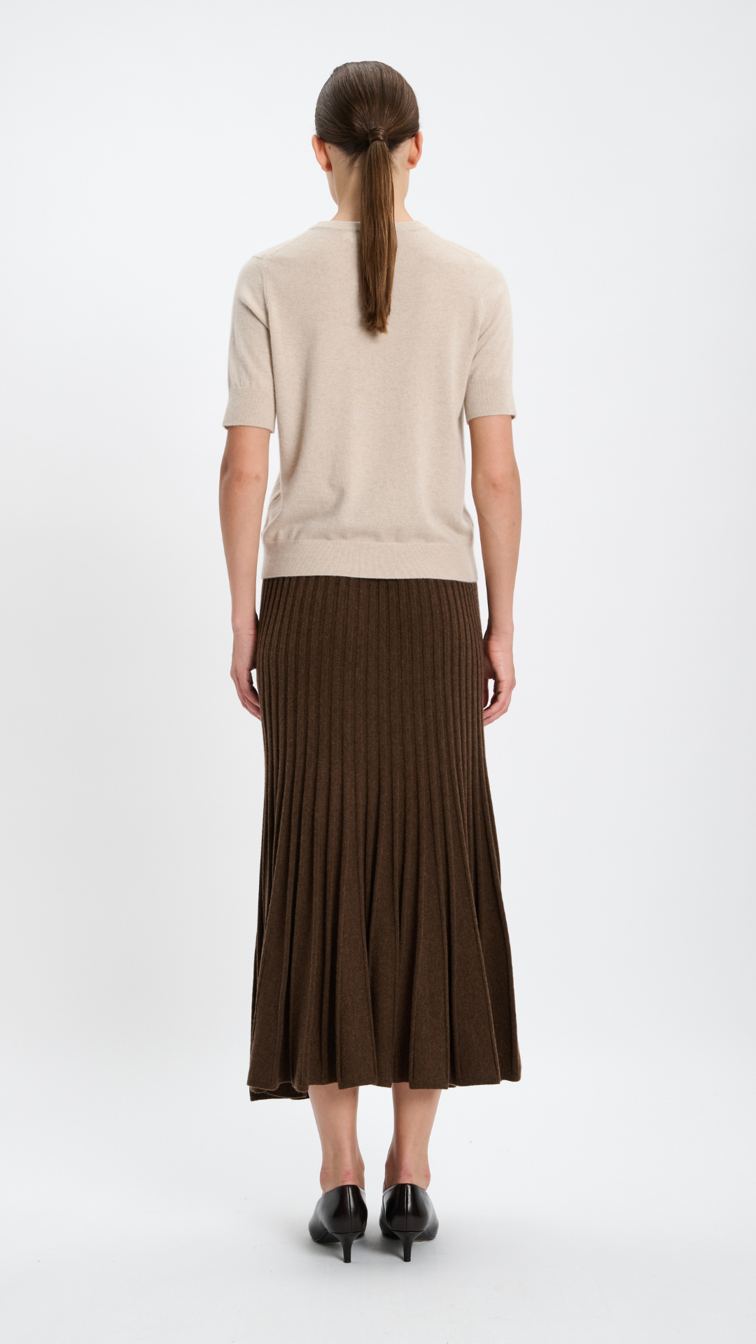 Arch4 Logan Short Sleeve Crew in Feather