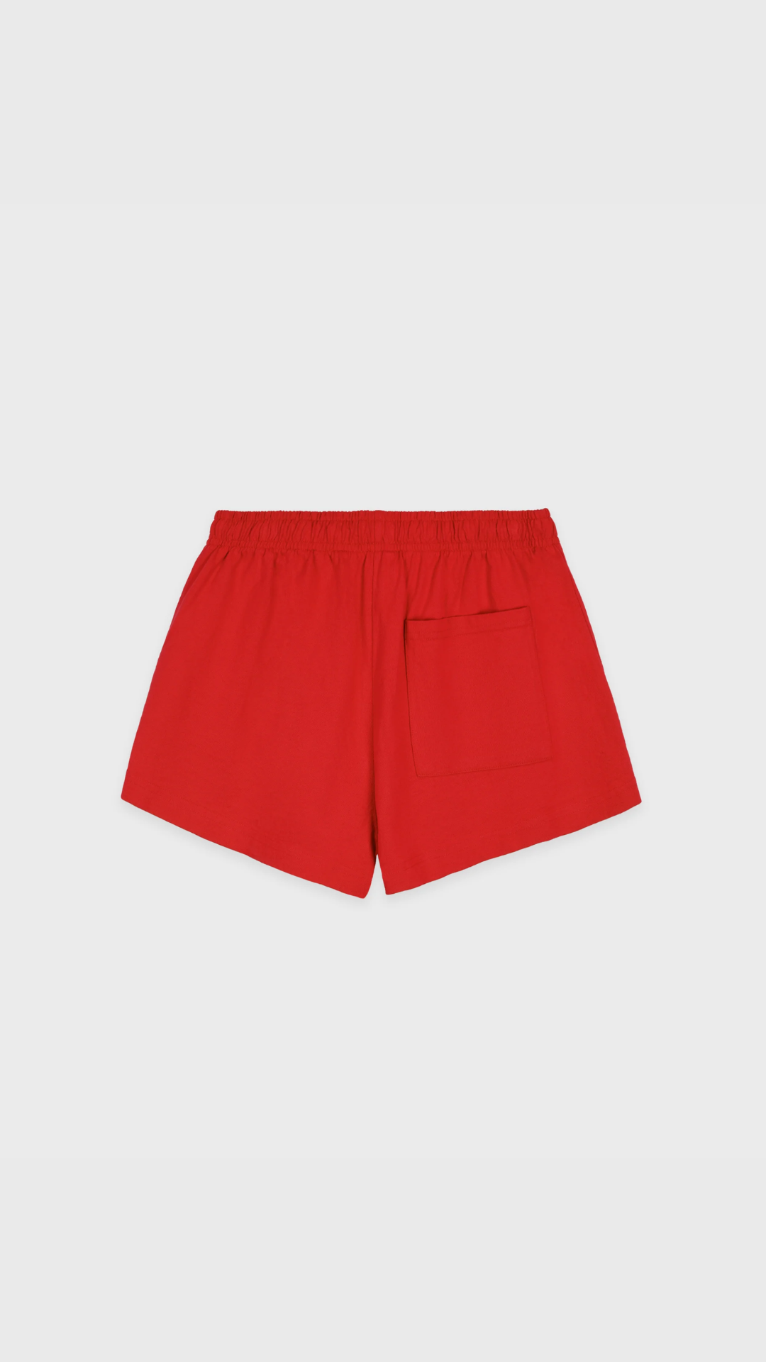 Sporty & Rich Modern Disco Short in Ruby/White