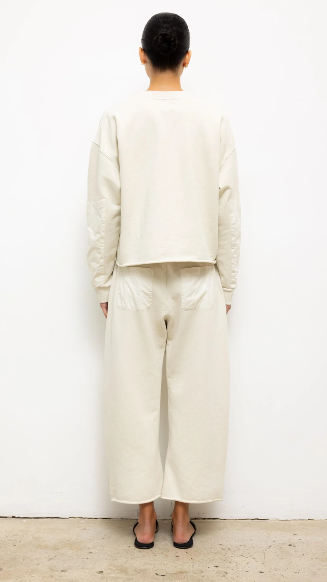 Leset Jamie Carpenter Pant in Chalk