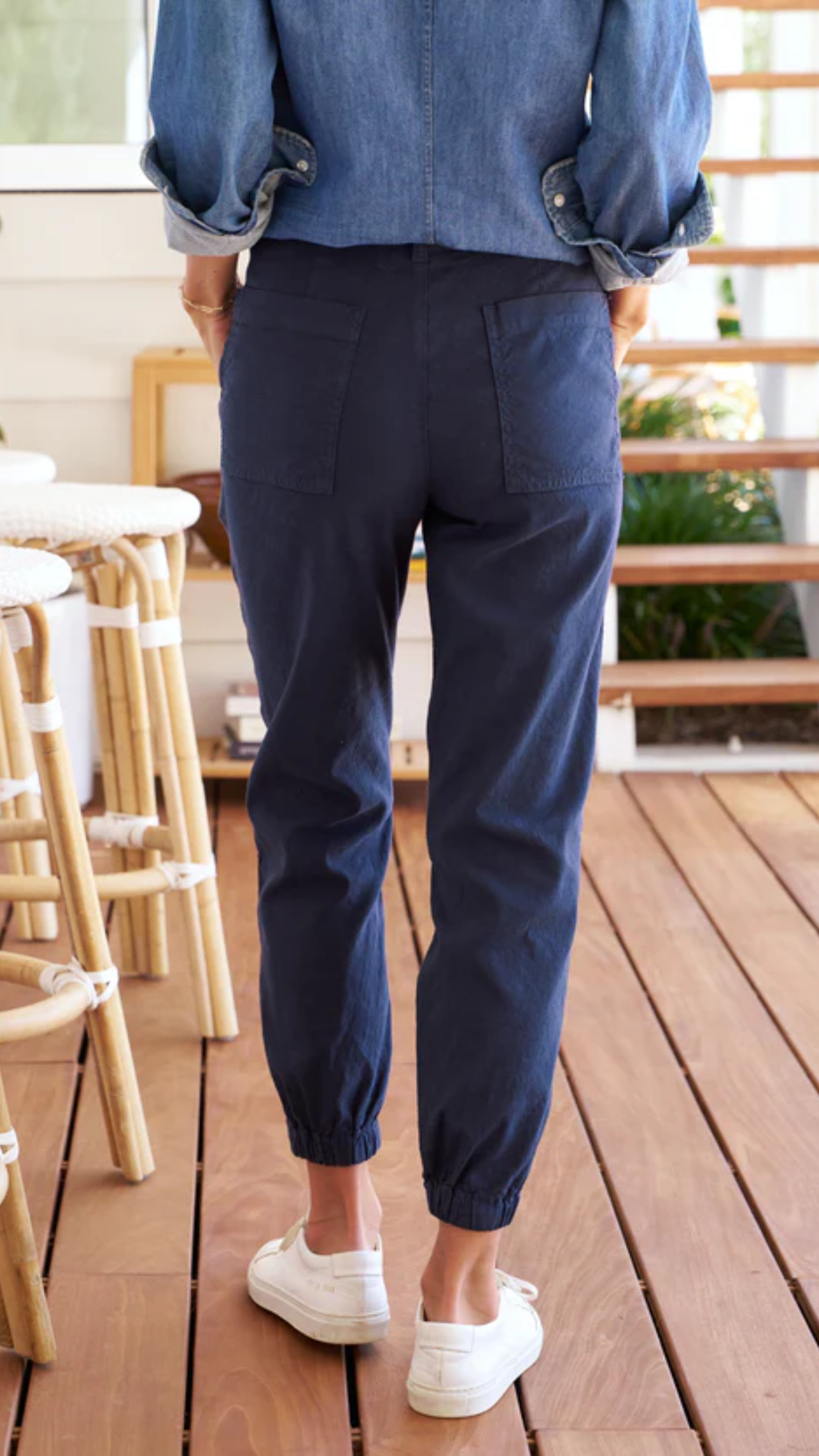 Frank & Eileen Jameson Utility Jogger in Navy