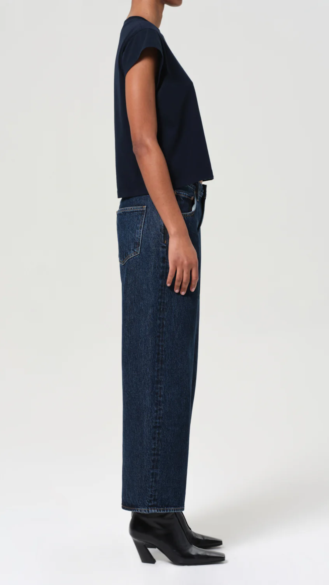 Agolde Low Curve Crop Jean In Pendulum