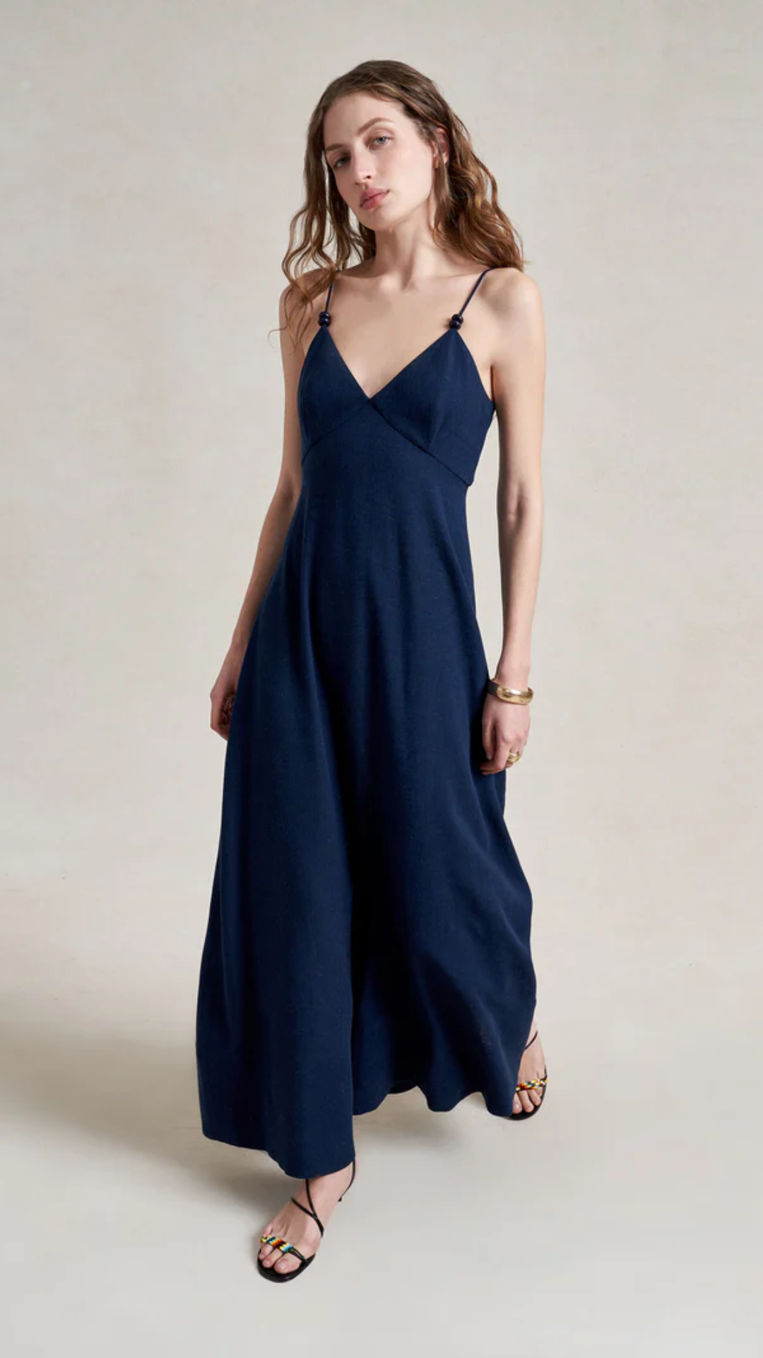 La Ligne Baldini Maxi Dress in Midnight