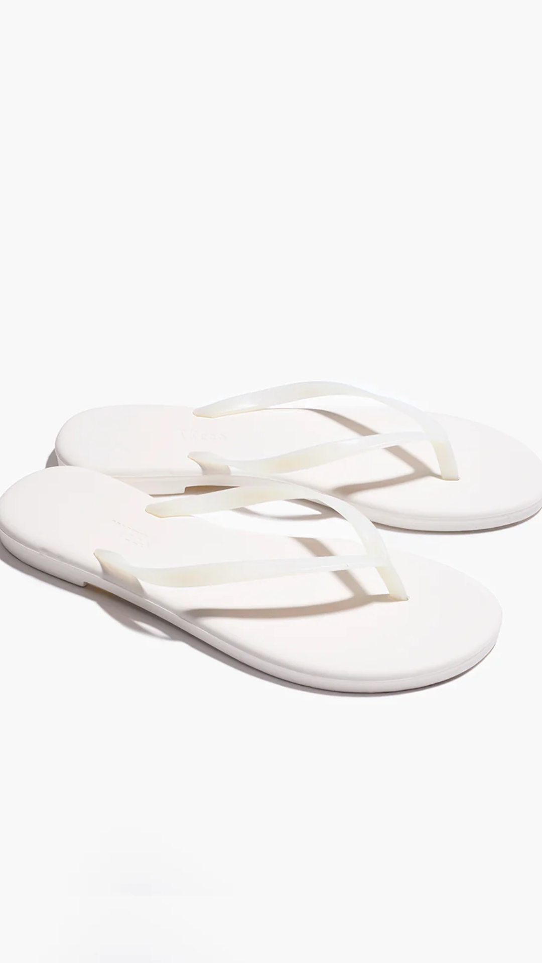 Tkees Aqua Lily Flip Flops in Coconut