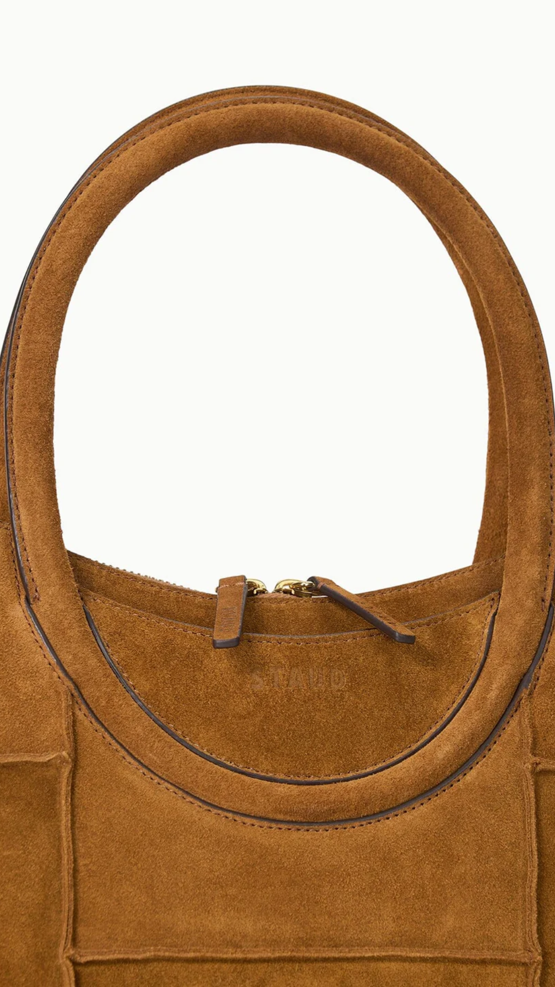Staud Naomi Satchel in Tan