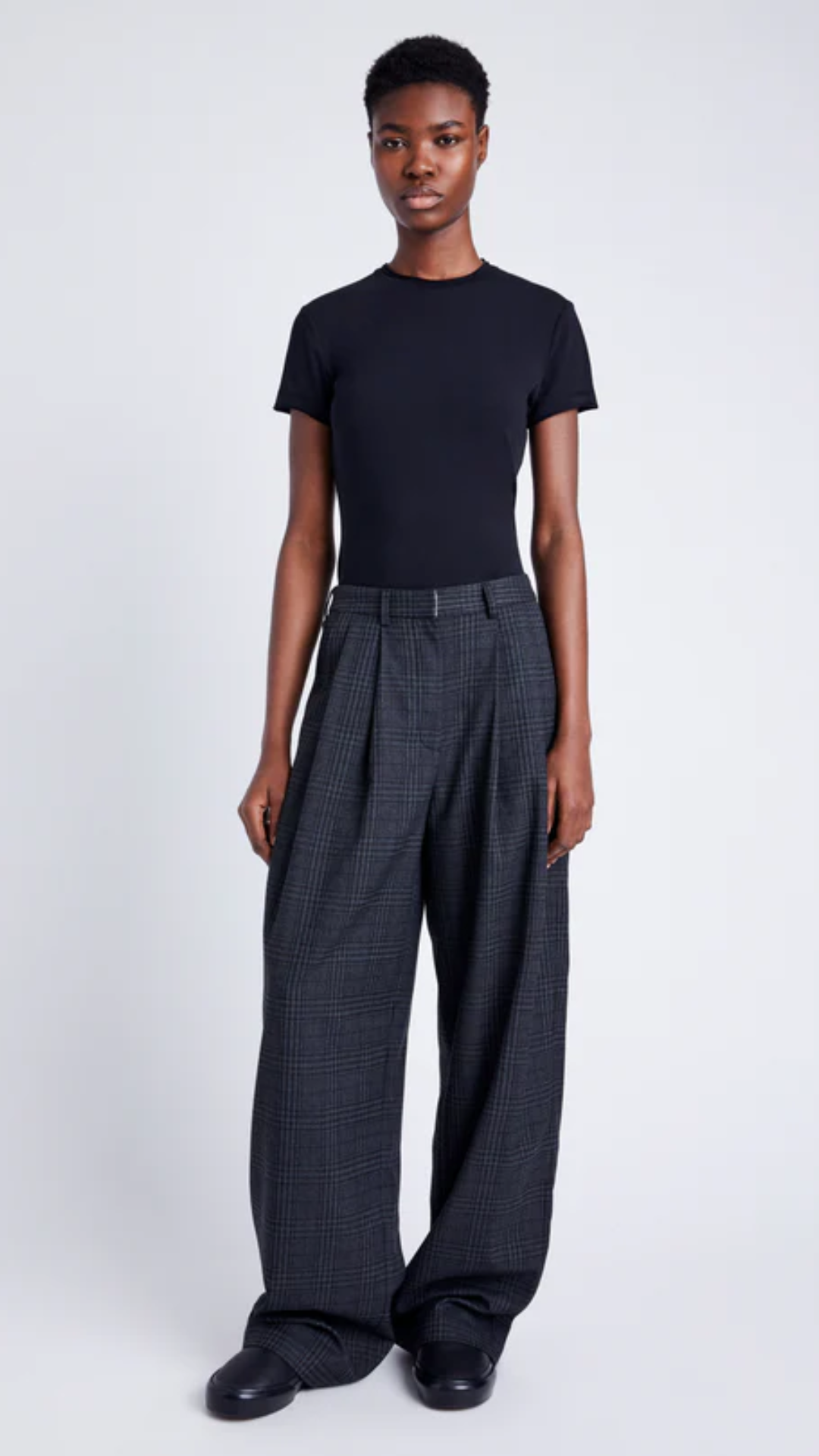 Proenza Schouler Grid Flannel Eleanor Pant