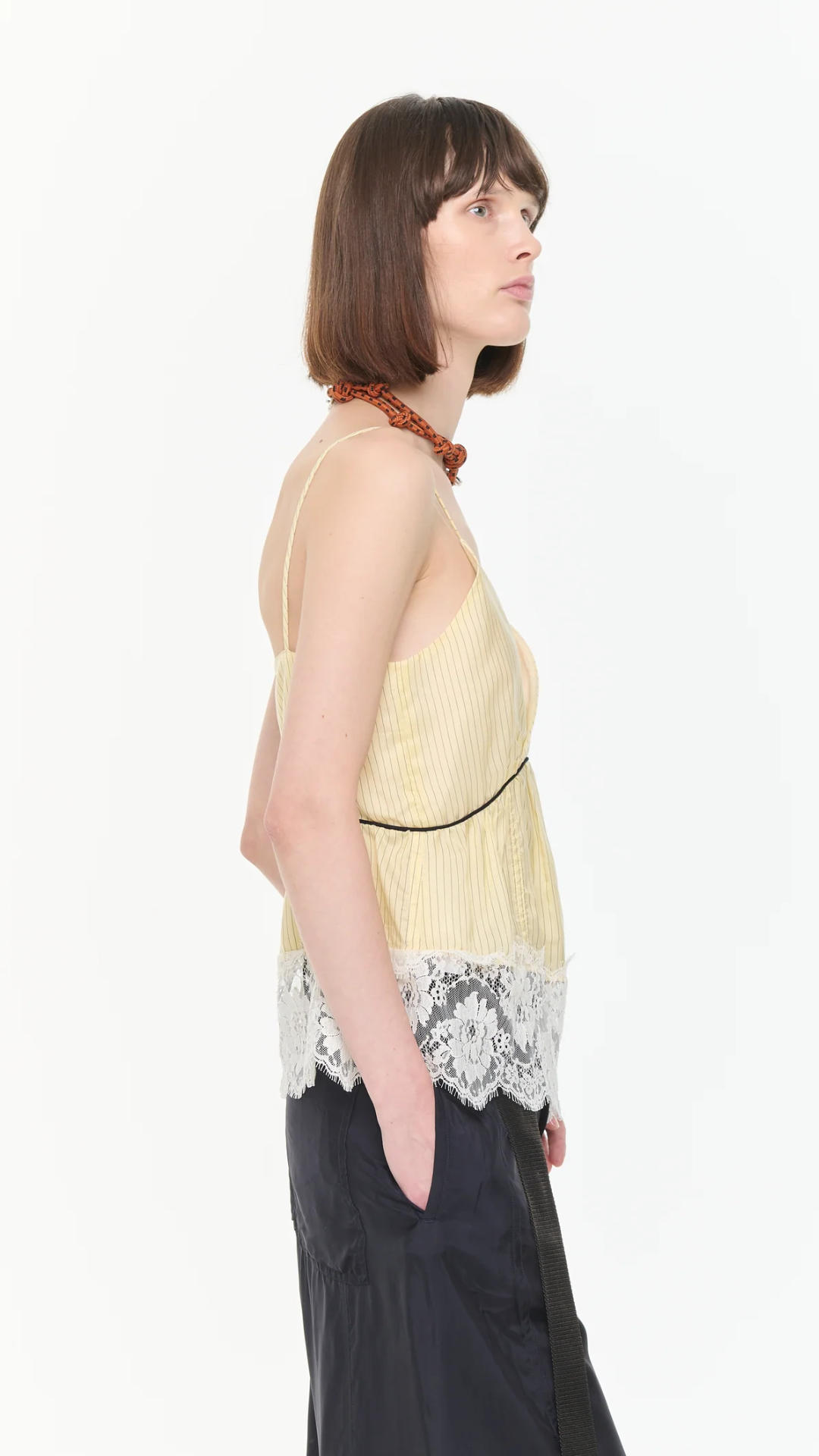 Plan C Cami Tank Top in Yellow