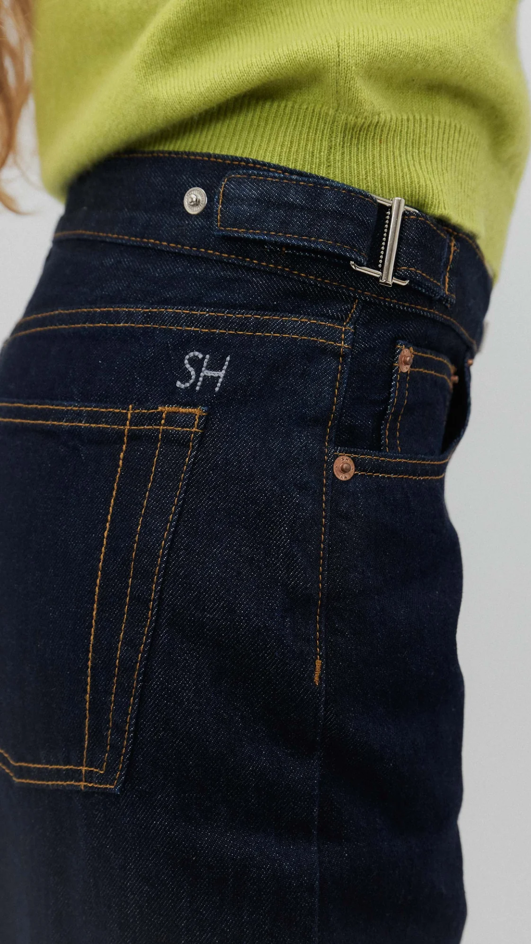 Still Here Buckle Jean in Indigo
