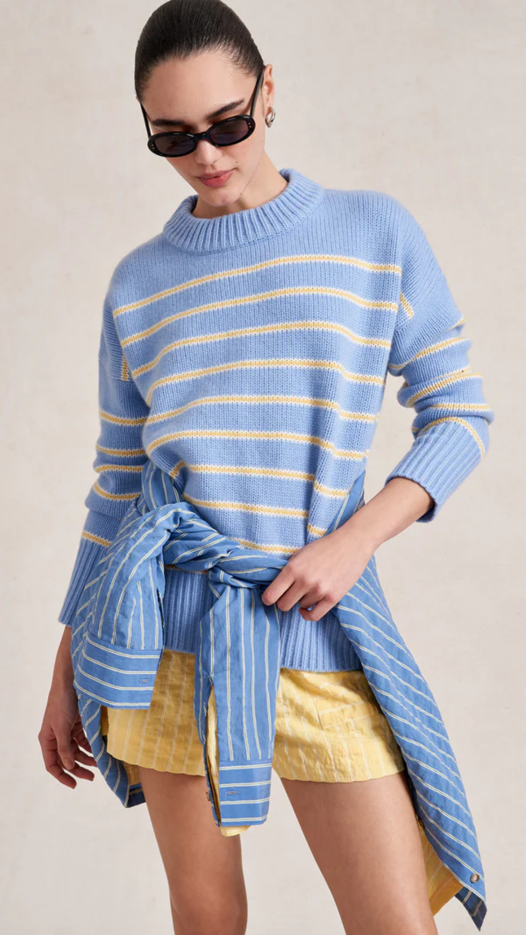 La Ligne Marin Sweater in Chambray
