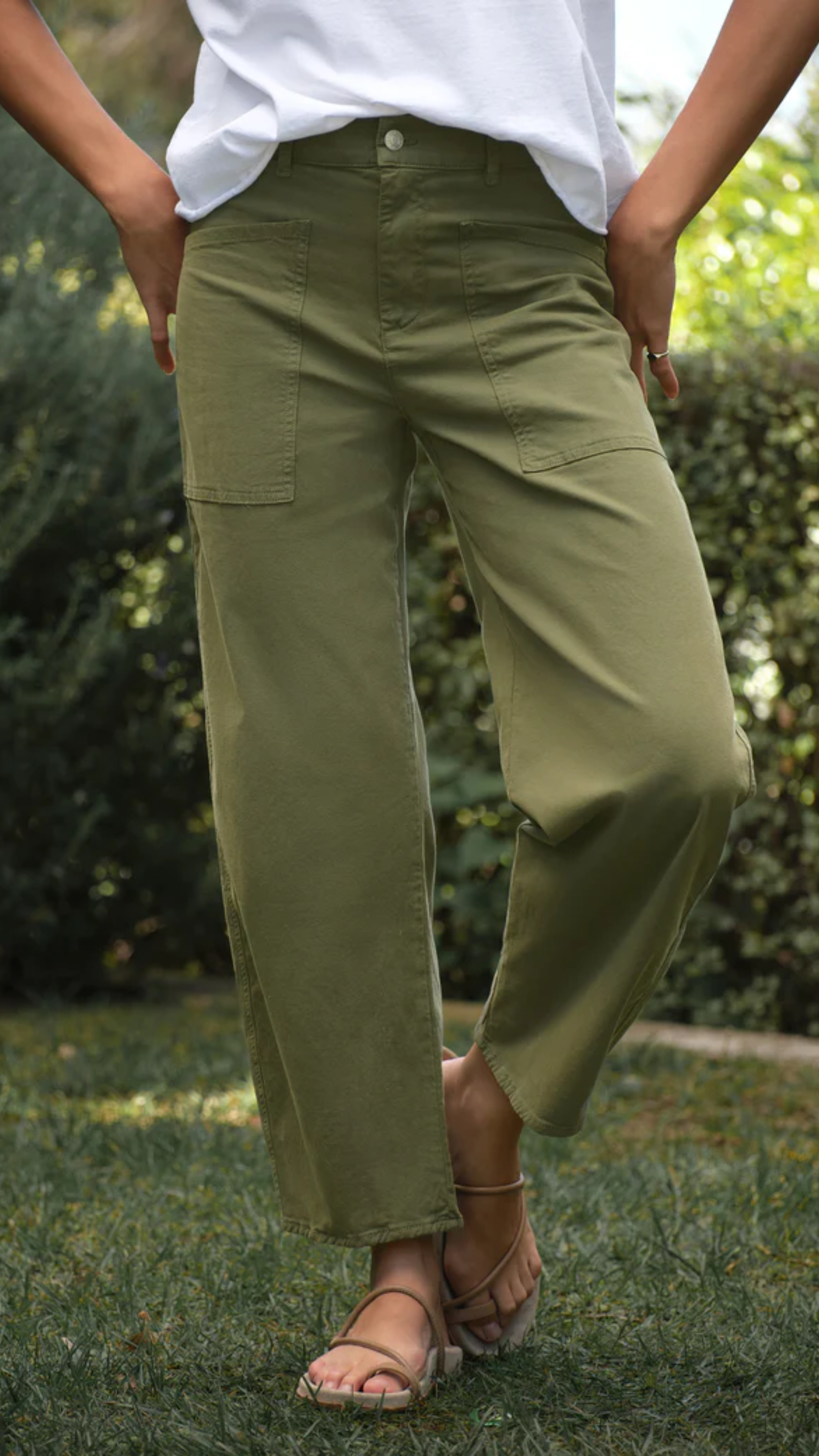 Frank & Eileen Bray Twill Barrel Pant