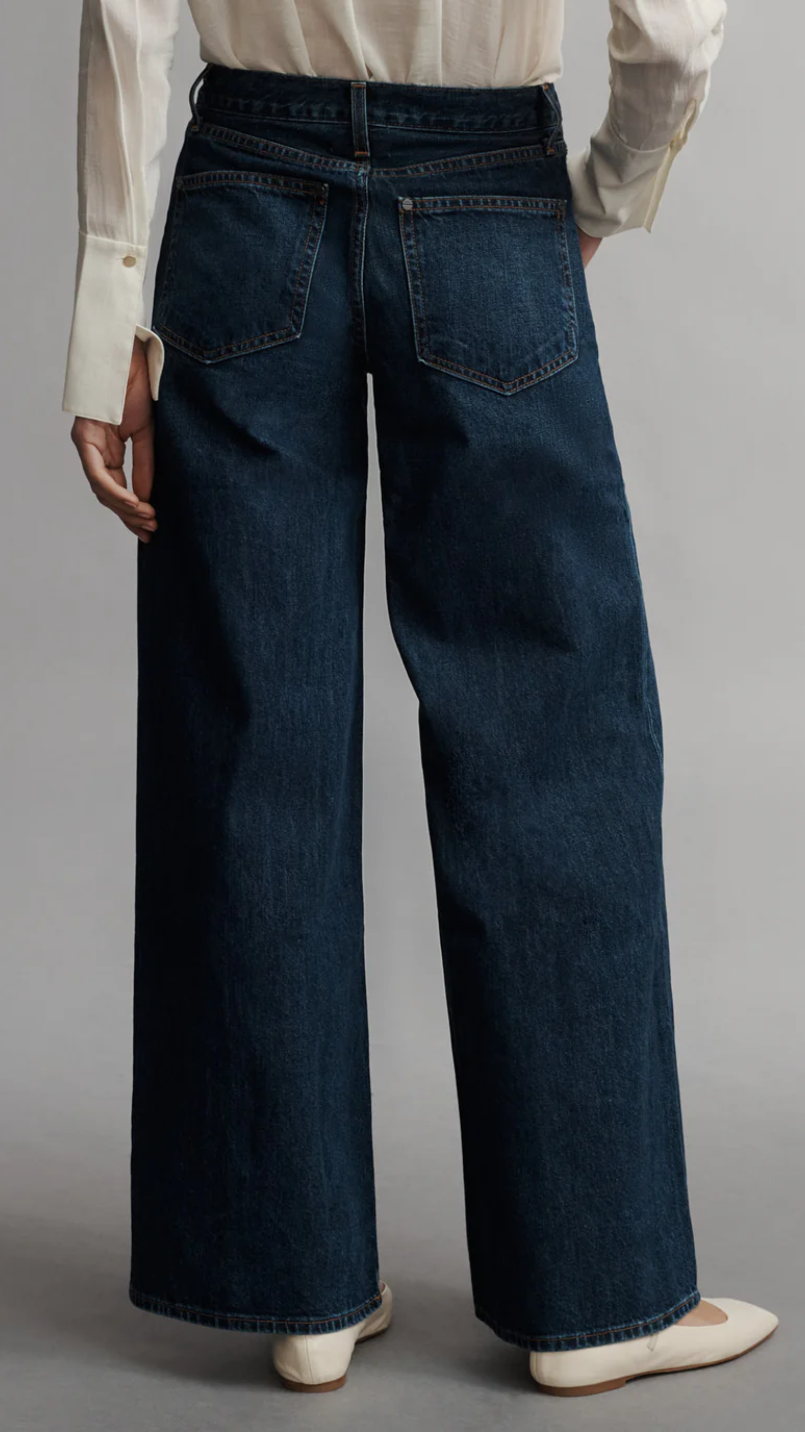 TWP Tiny Dancer Jean in Darkwash Denim