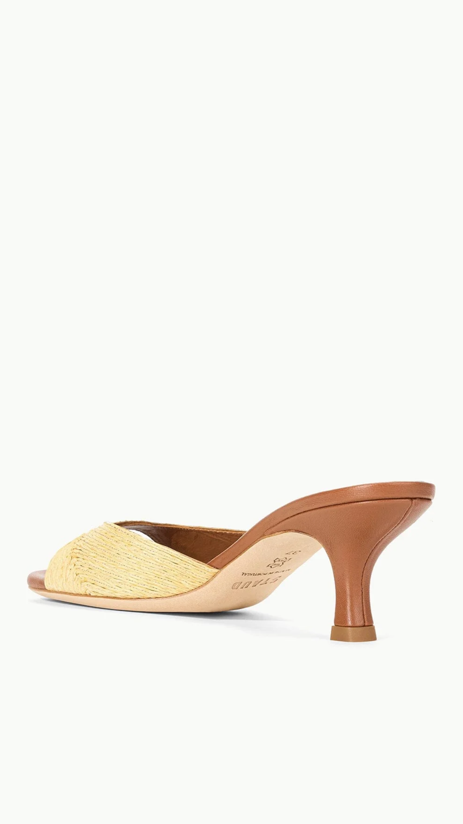 Staud Brigitte Mule in Natural