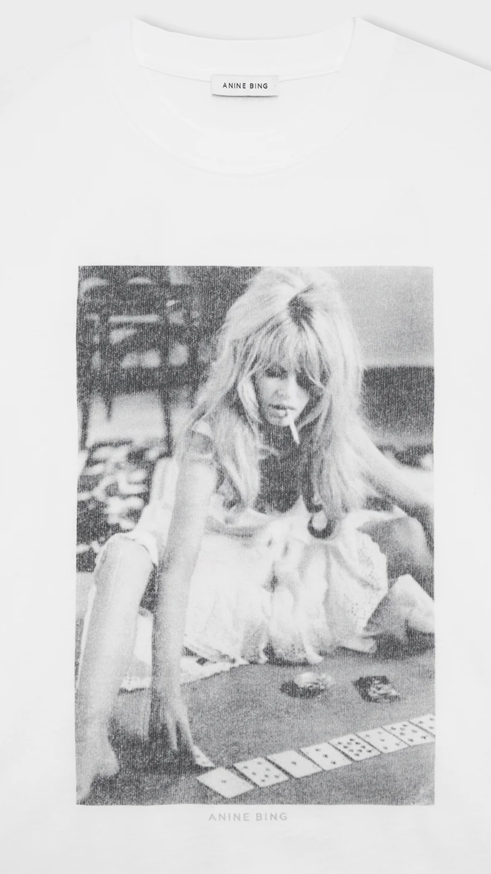 Anine Bing Lili Tee Brigitte Bardot in Ivory