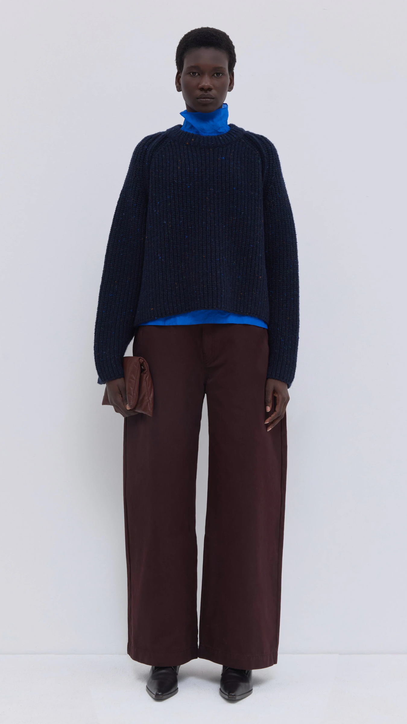 Christian Wijnants Kamien Sweater in Marine