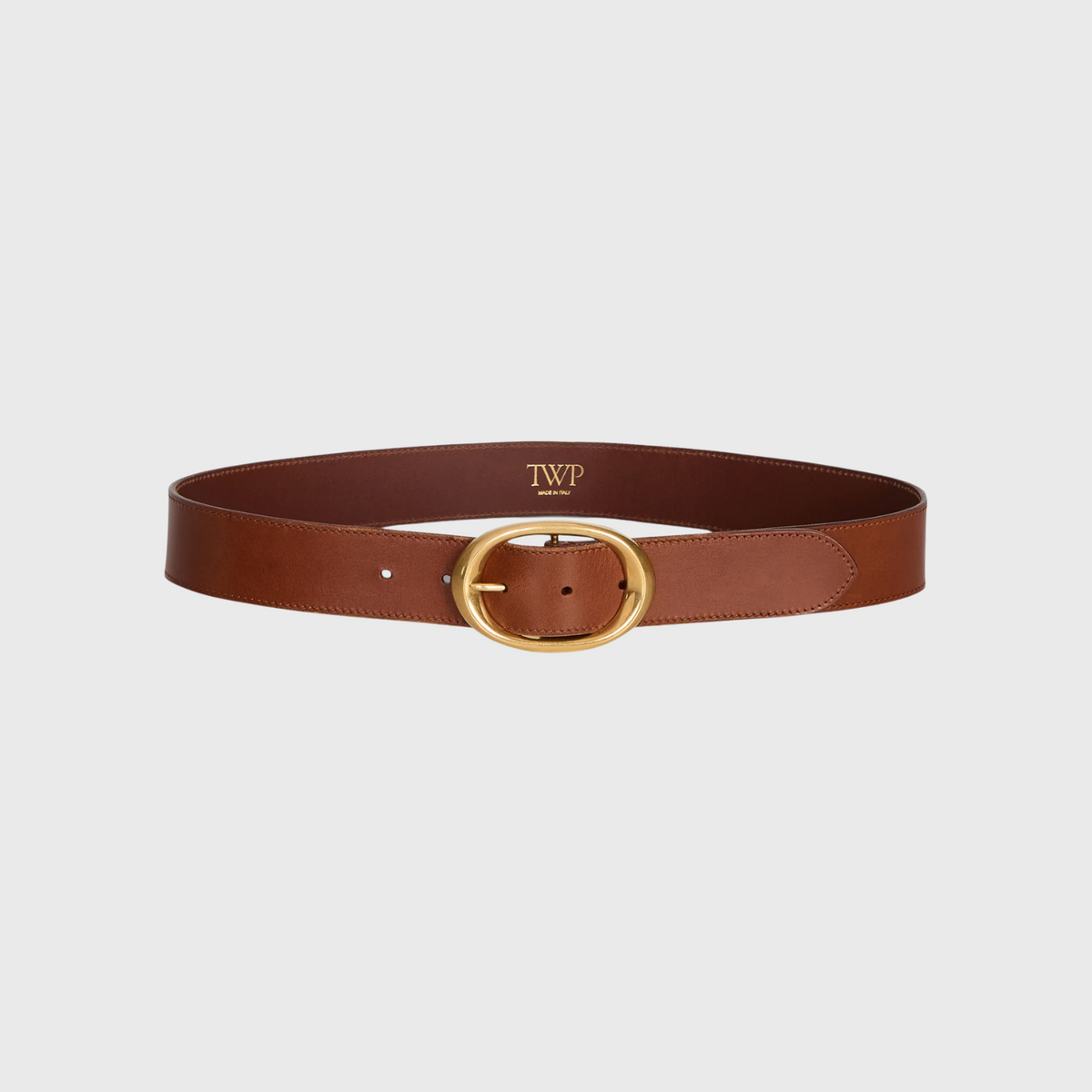 PU Wide Brown Belt Gold Tone Buckle Cato Fashions | Cato Plus Size Nubuck Gold Buckle Wide Belt main image 2