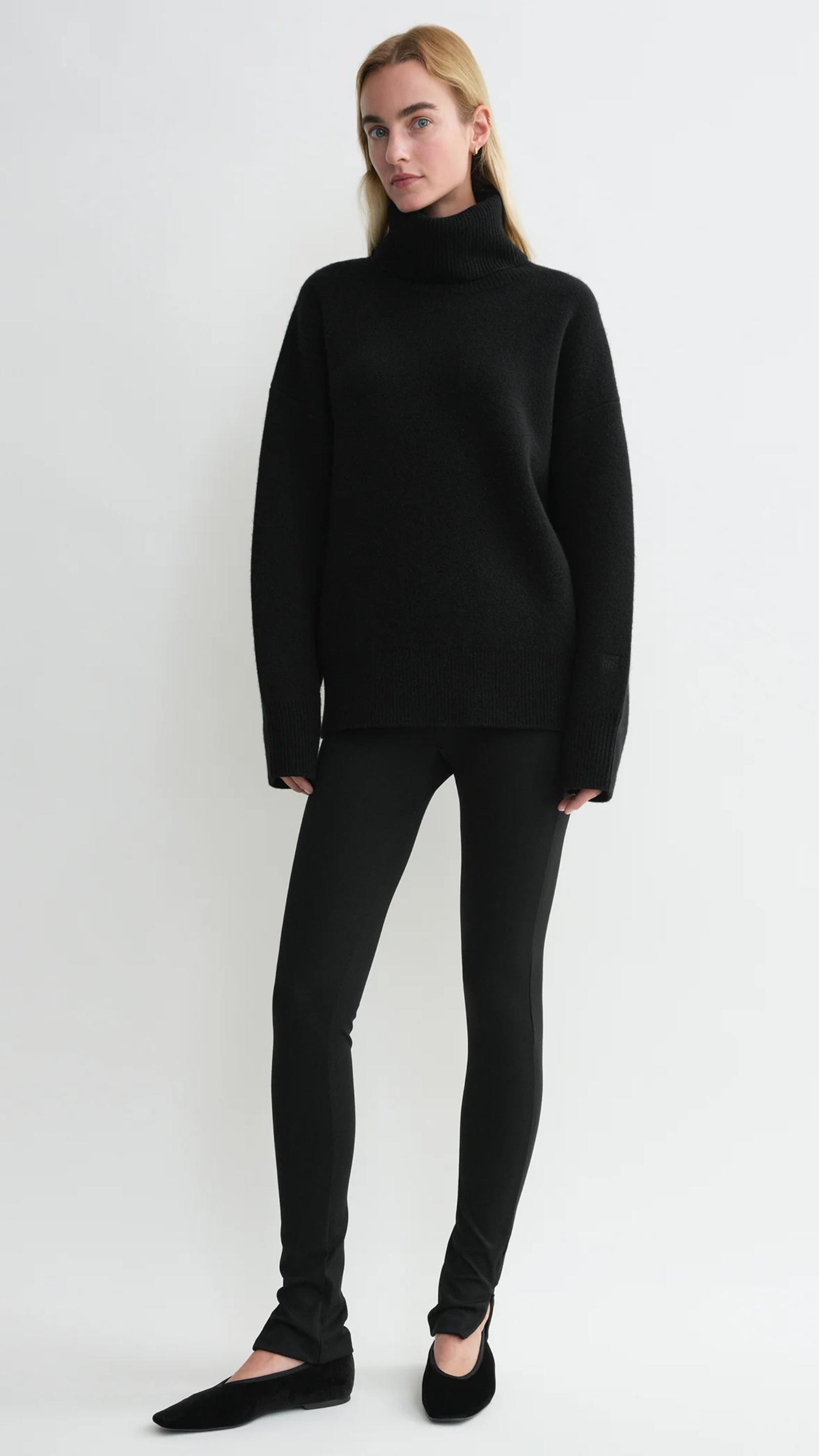 Toteme Zip Leggings in Black