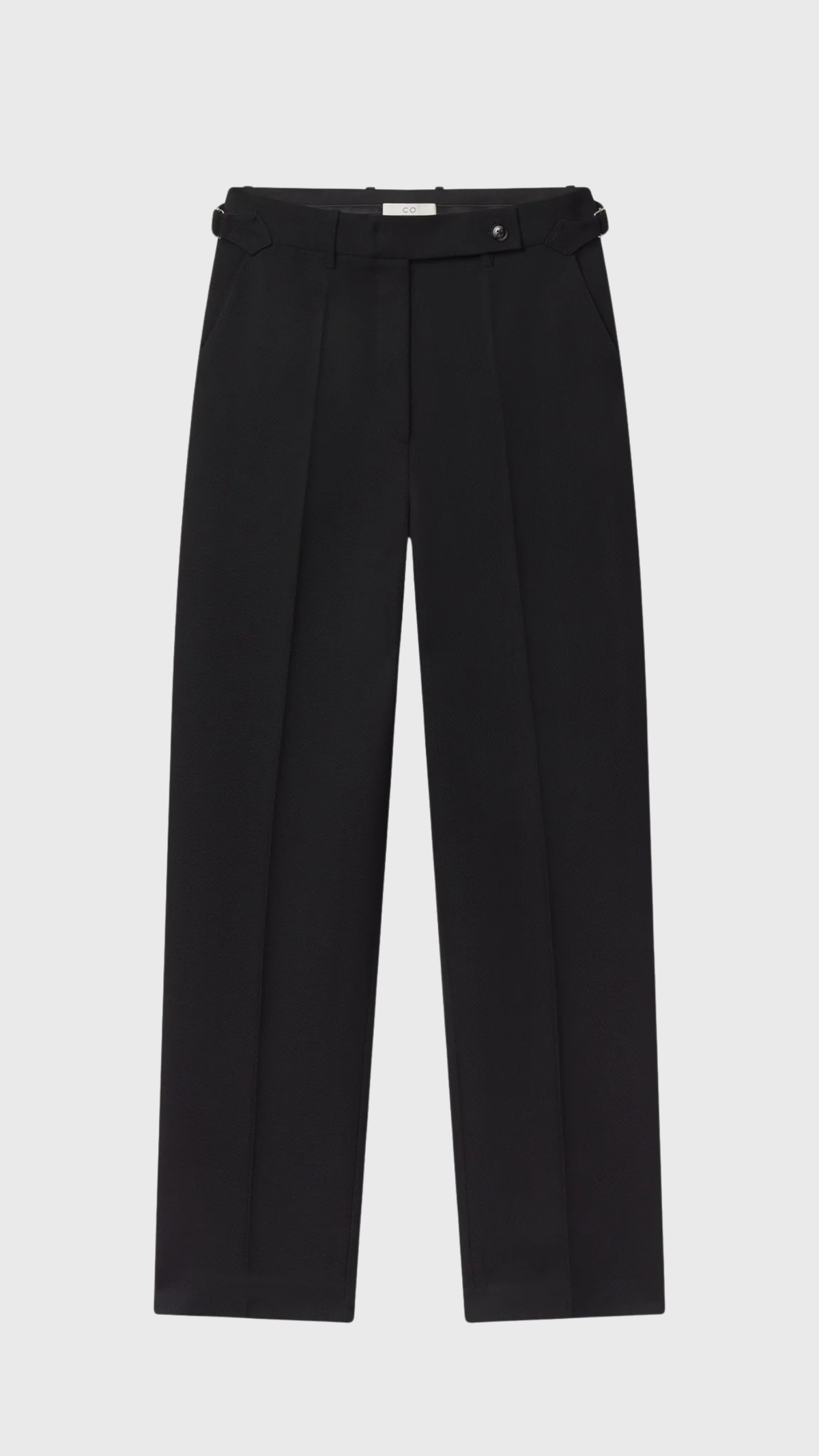 CO Low Rise Wool Trousers in Black
